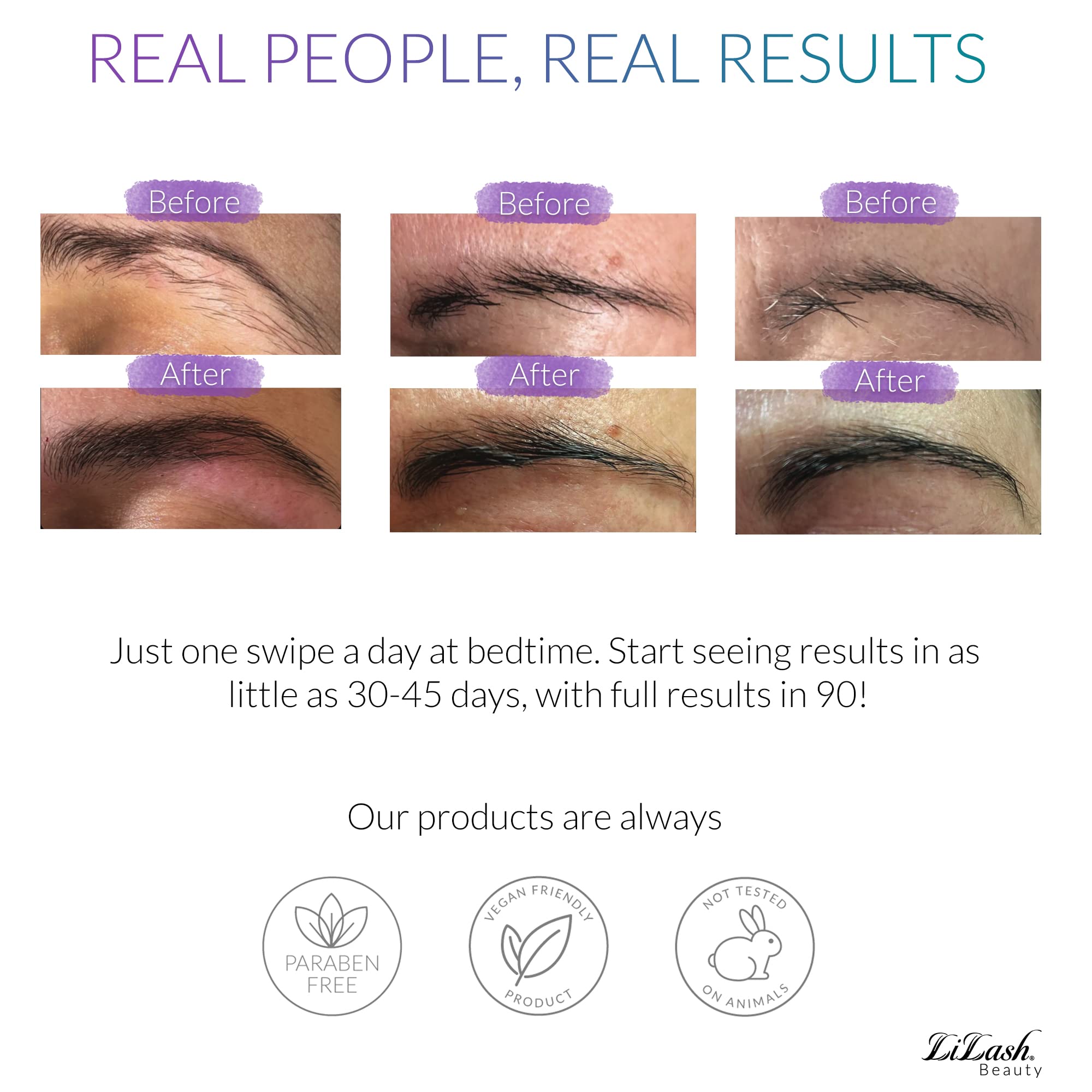 LiLash & LiBrow Best Sellers Set - Eyelash & Eyebrow Growth Serum Kit with Purified Formulas | Natural Lash & Brow Enhancer for Longer, Thicker Lashes & Fuller Brows | Perfect for Daily Beauty Routine & Special Occasions