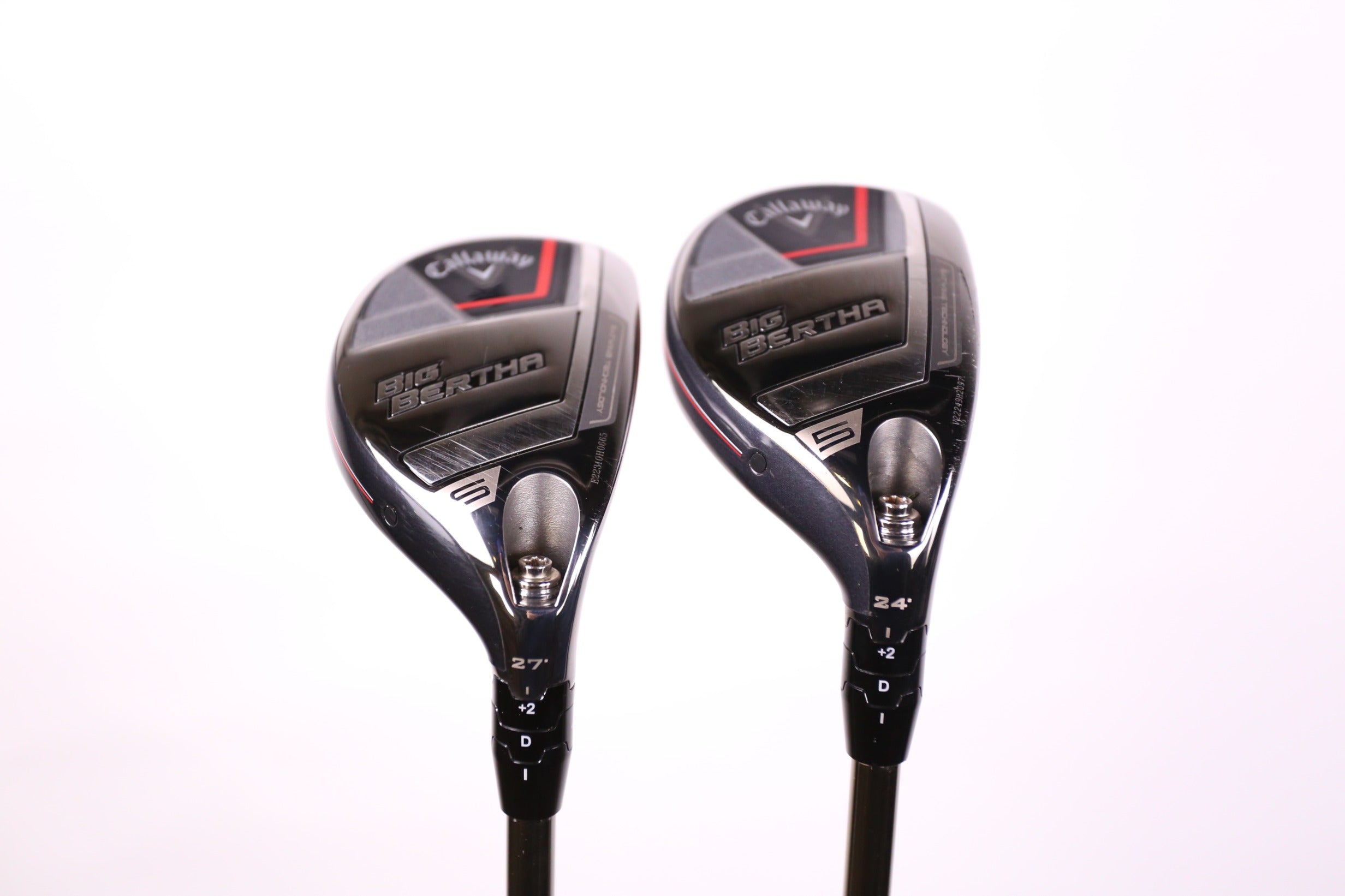 Used Callaway Big Bertha 23 Hybrid Golf Club Set - Right Handed 5H & 6H with Seniors Flex - Perfect for Senior Golfers & High Handicap Players on the Course
