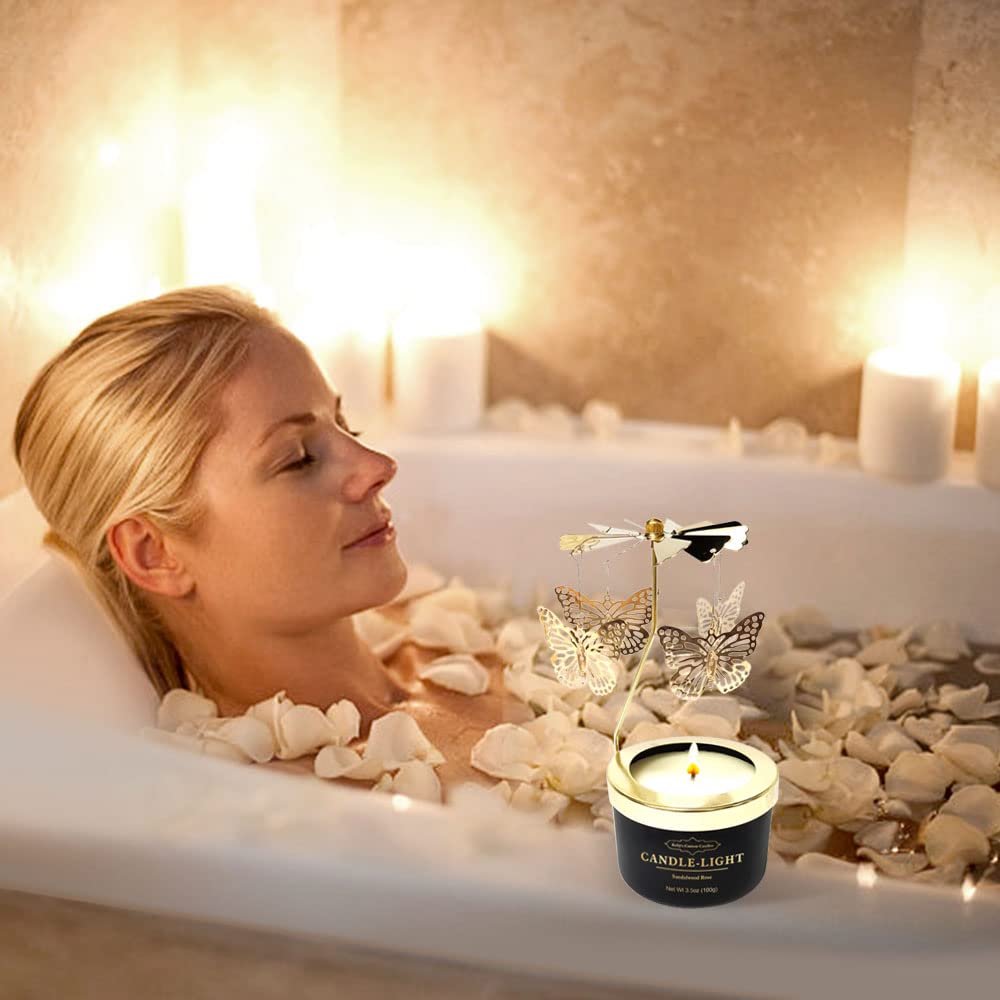 Kelly's Custom Candles - Rotatable Butterfly Aromatherapy Candle | Unique Birthday Gift for Women, Mom, Girlfriend, Sister, Wife & Mother-in-Law | Easter Gift Idea | Perfect for Home Decor, Relaxation & Special Occasions