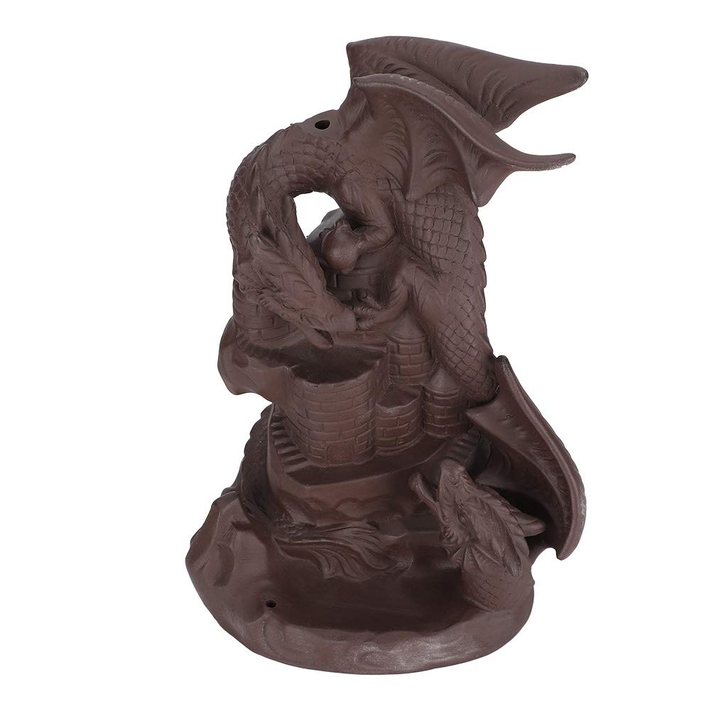 Premium Waterfall Incense Burner - Natural Purple Sand Aromatherapy Diffuser for Home Office Decor, Meditation & Relaxation Gifts | Perfect for Zen Spaces, Yoga Rooms & Stress Relief