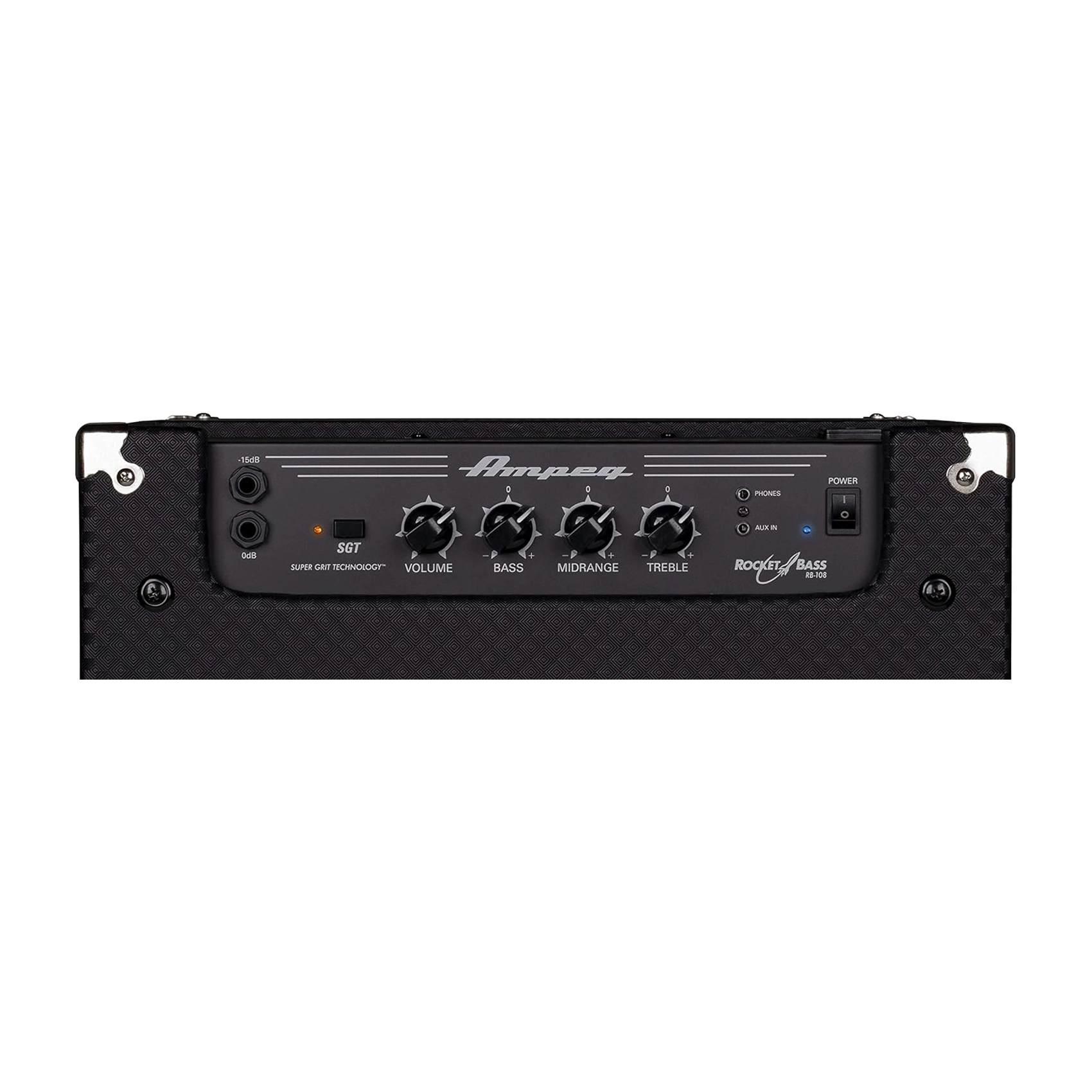 Ampeg Rocket Bass RB 108 30W 1×8 Bass Combo Amplifier - Professional Bass Guitar Amp for Practice & Small Gigs | Perfect for Home Studios & Live Performances