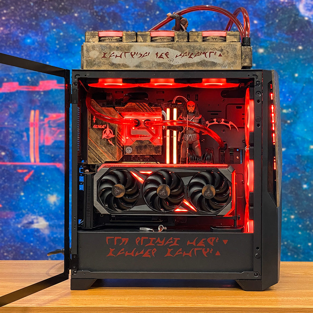 Geek Machine™ XL Star Trek Klingon Edition Gaming PC - High Performance Computer for Trekkies & Gamers | Perfect for Sci-Fi Gaming, Streaming & Collectors