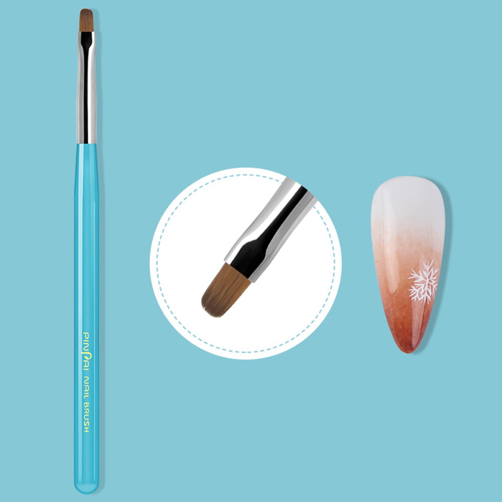 Professional Nail Art Brushes Set for DIY Nail Design - Dotting, Blooming, Painting & Gel Polish Application - Perfect for Salon, Home Manicure & Nail Art Enthusiasts