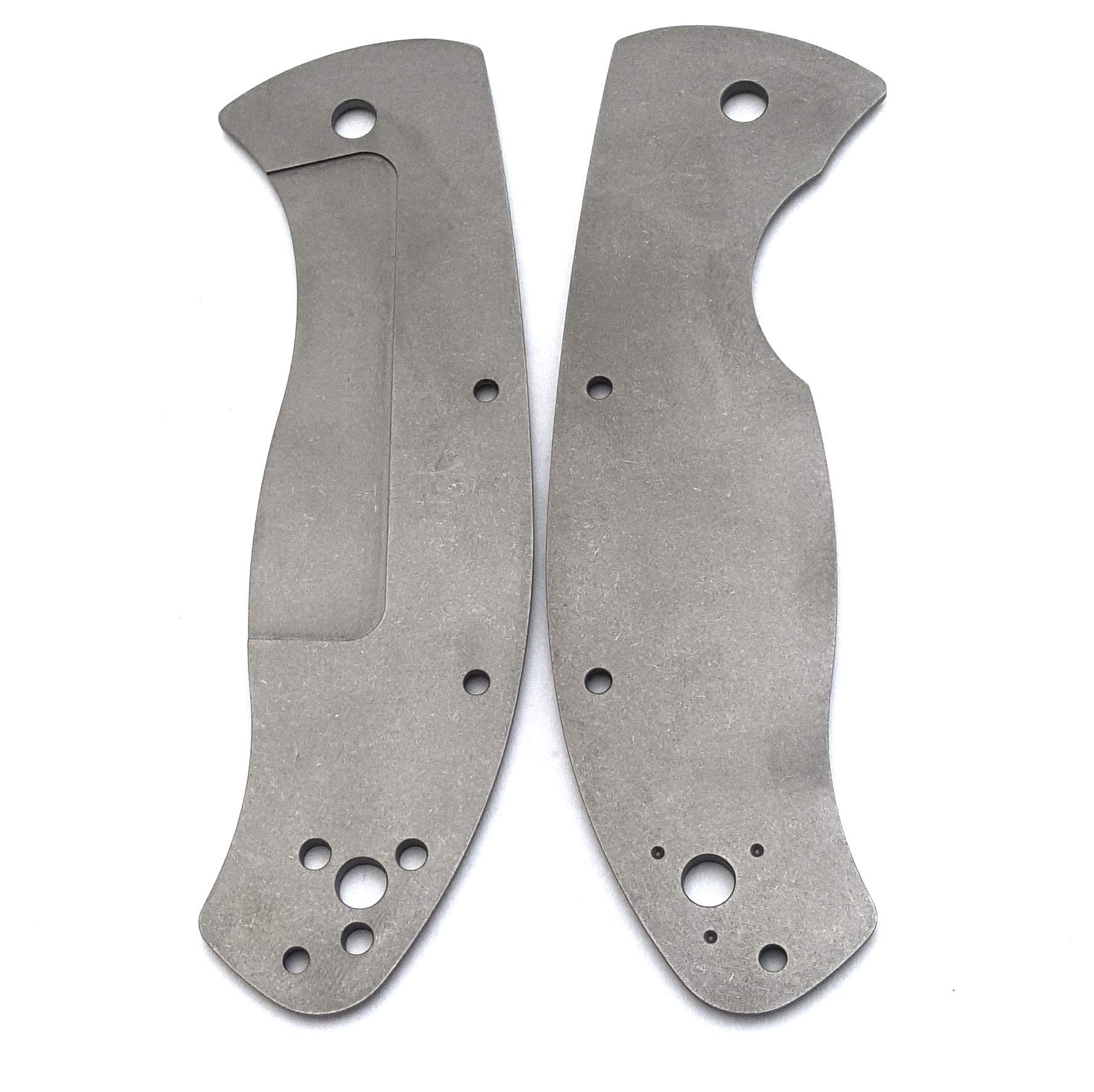 Flytanium Titanium Replacement Scales for Spyderco Tenacious Folding Knife - Lightweight & Durable EDC Upgrade for Outdoor, Camping, and Everyday Carry