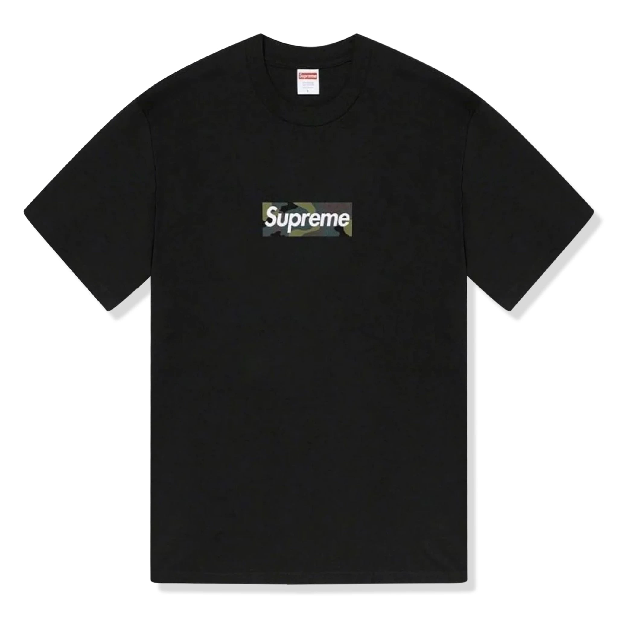 Supreme Camo Box Logo Black T-Shirt (FW23) - Streetwear Fashion for Men & Women - Perfect for Casual Wear, Street Style & Urban Outfits