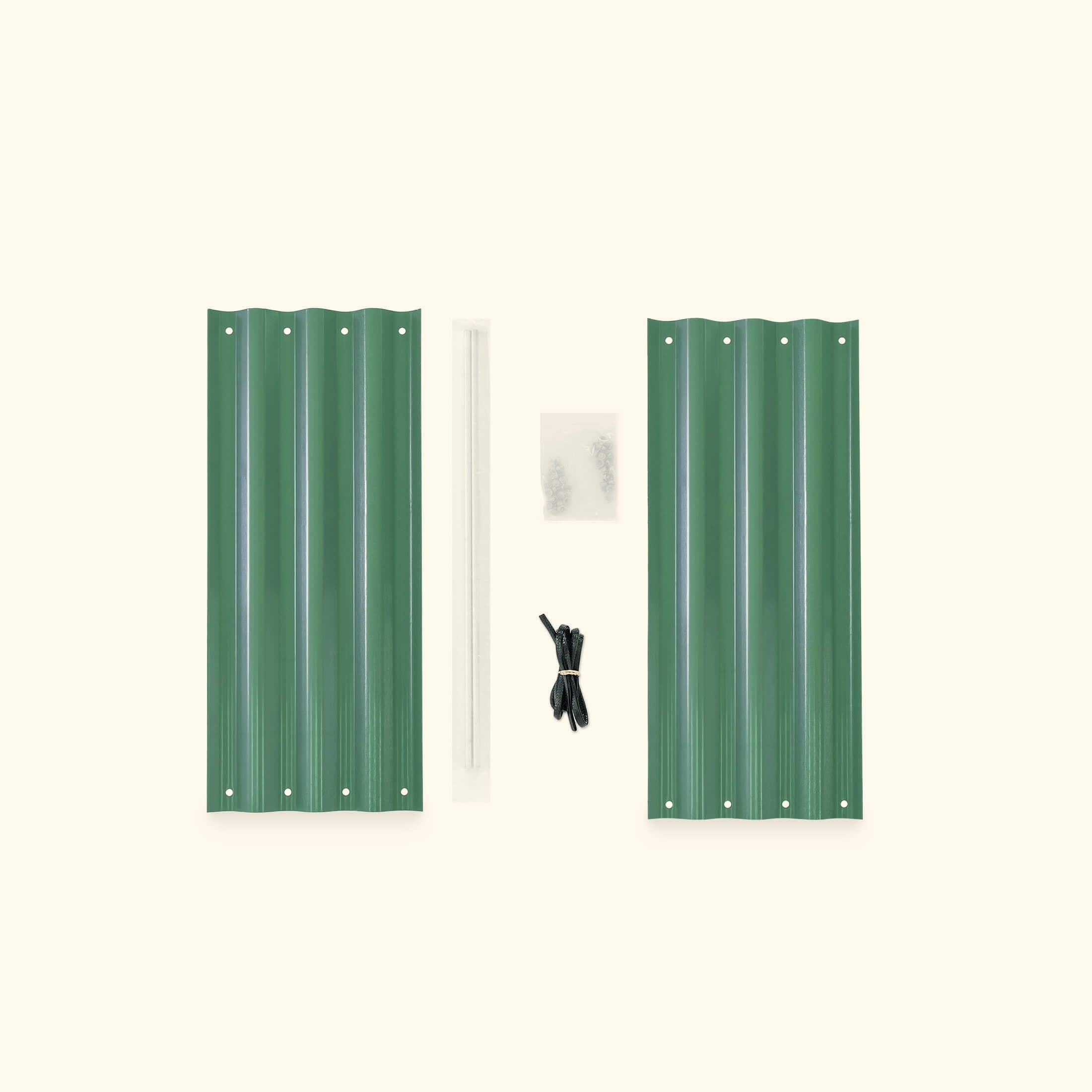 11 Feet Tall 2 Feet Wide Extension Kit for Outdoor Privacy Fence - Perfect for Backyard, Garden, and Patio Enclosures