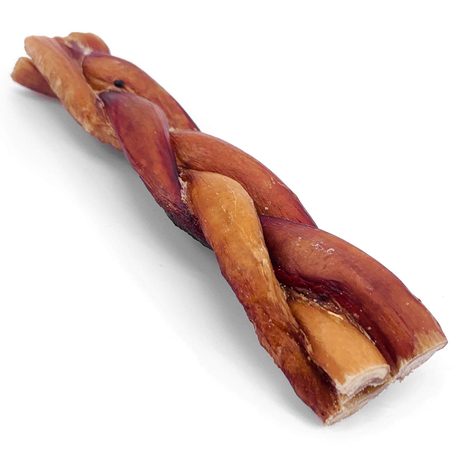 ValueBull Thick 6-Inch Braided Bully Sticks - 25 Count All Natural Dog Chews | 100% Beef Pizzle Single Ingredient Rawhide Alternative | Long-Lasting Dental Treats for Medium & Large Dogs - Perfect for Training, Teething & Anxiety Relief