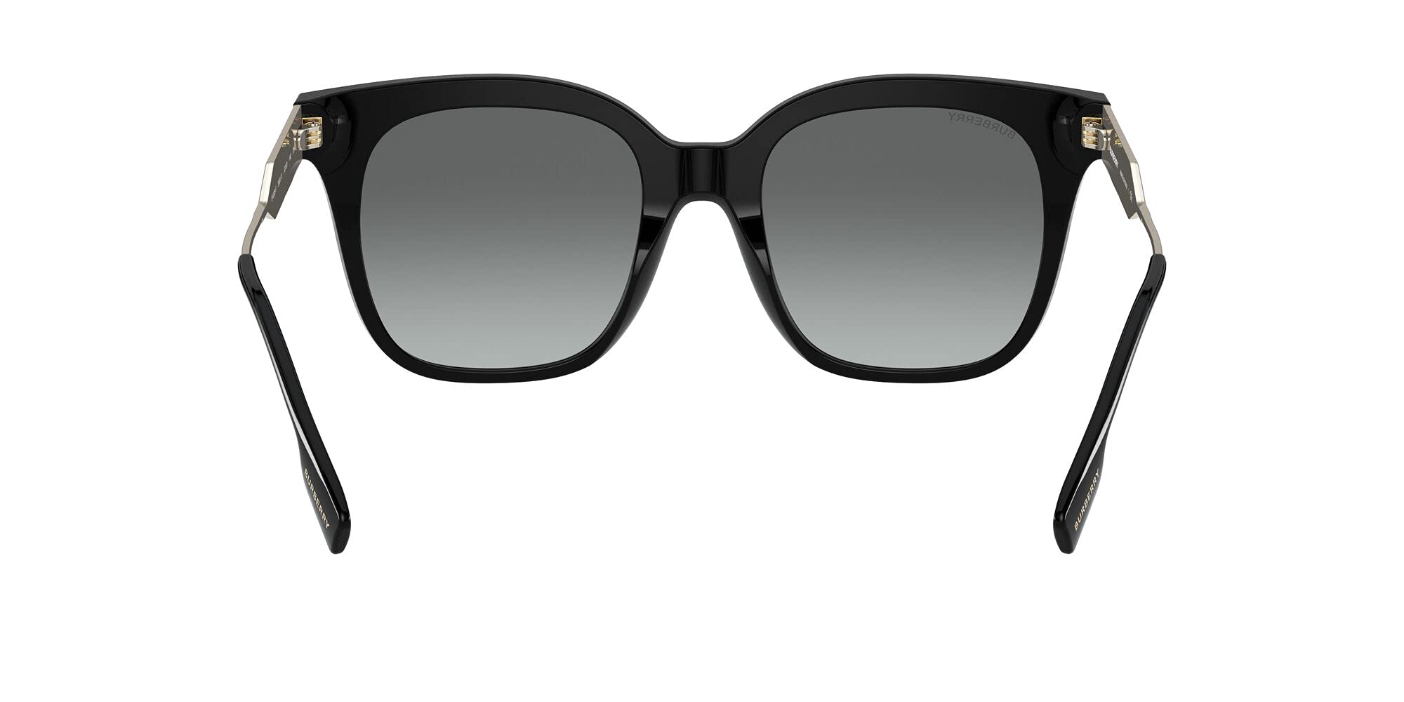 BURBERRY BE 4328 F Sunglasses for Asian Fit - Black Frame (300111) | Luxury UV Protection Shades for Men & Women | Perfect for Outdoor Activities, Travel & Fashion