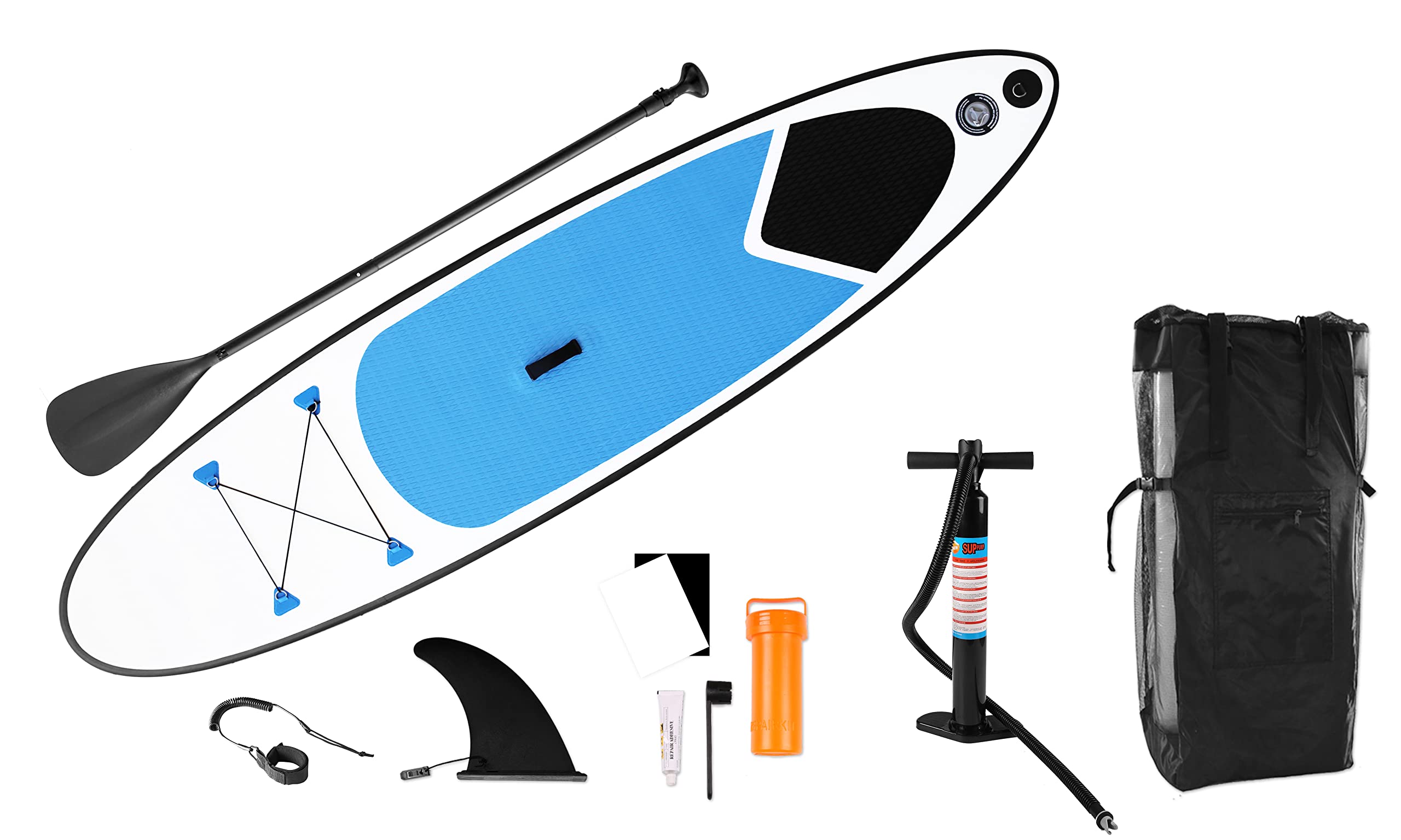 Inflatable Stand Up Paddle Board - Blue, 10' x 28