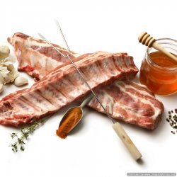 Premium All-Natural Imported Danish Baby Back Ribs - Tender, Juicy & Flavorful for BBQ, Grilling & Family Dinners