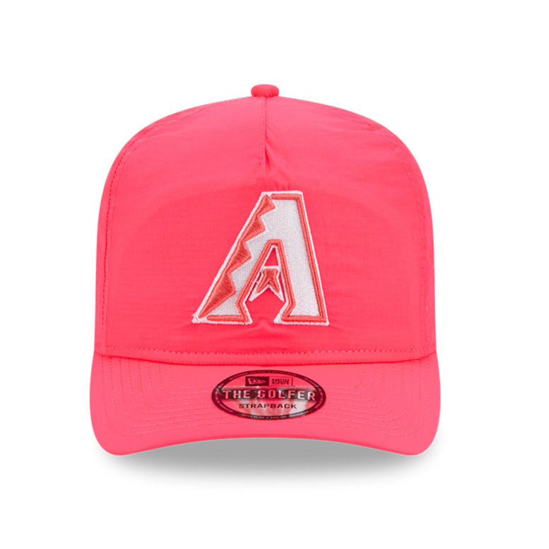New Era Arizona Diamondbacks Infrared Strapback Hat - Lightweight Nylon Golf & Everyday Cap for Men & Women - Perfect for Sports, Outdoor Activities & Casual Wear