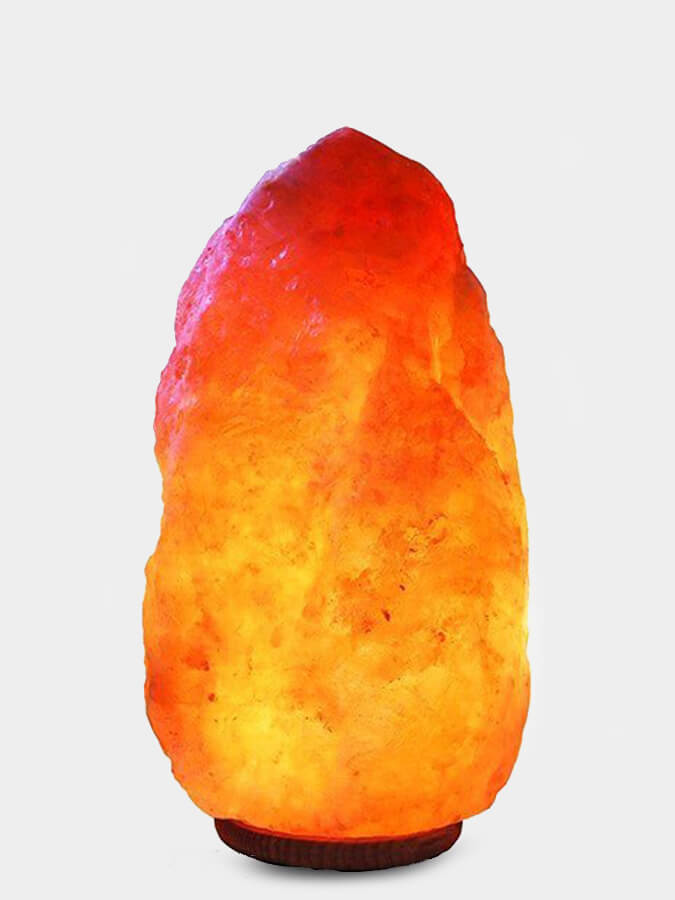 Natural Himalayan Salt Lamp for Yoga Studio - Handcrafted Pink Salt Night Light for Meditation, Relaxation & Home Decor - Perfect for Yoga, Spa, Bedroom & Office Wellness Spaces