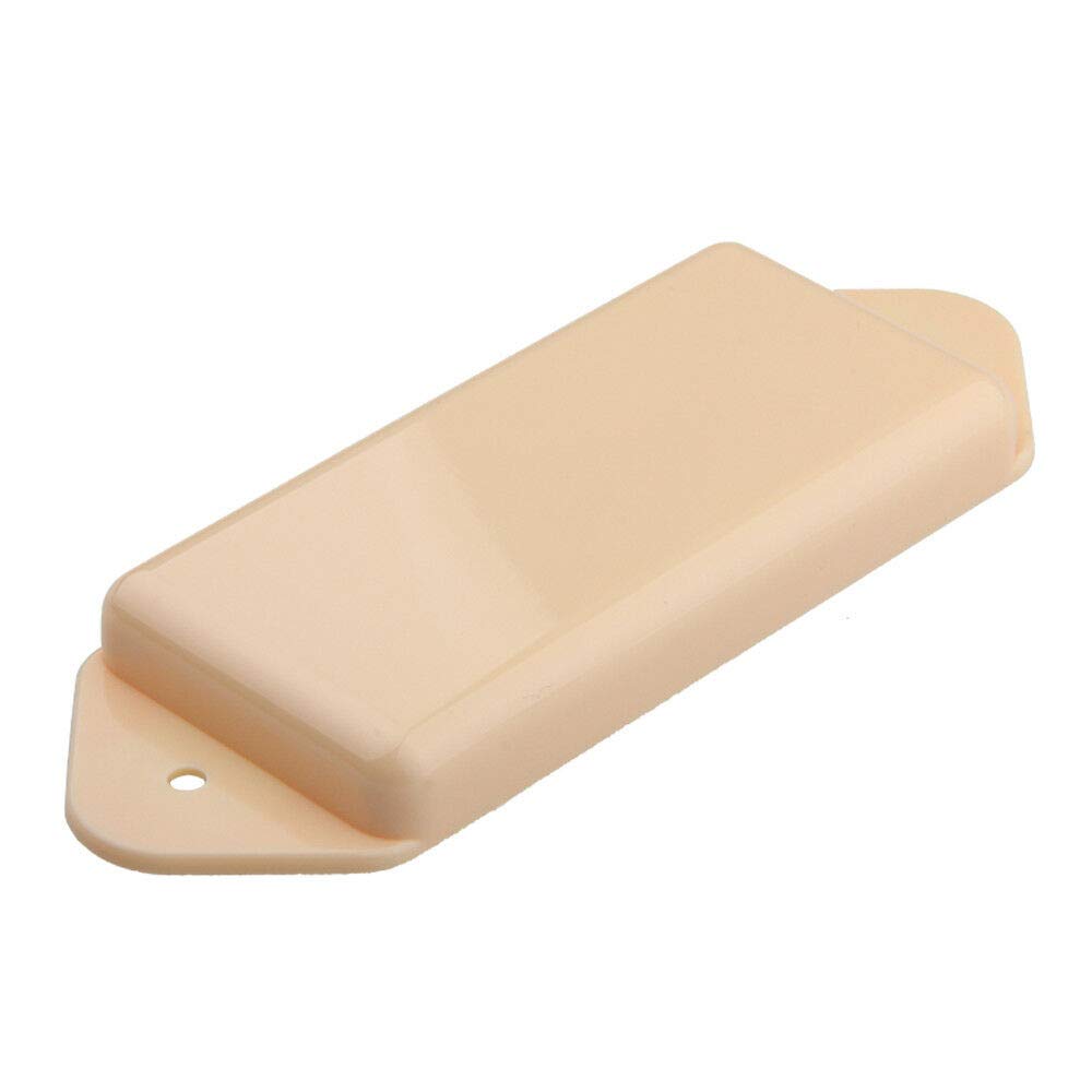 10 Pcs P-90 Dogear Guitar Pickup Covers - Yellow Undrilled (No Hole) for Electric Guitar Replacement & DIY Repair - Perfect for Vintage Tone Upgrades & Custom Builds
