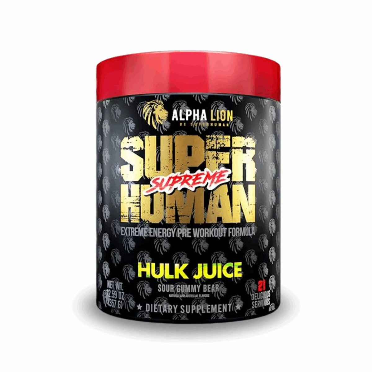Alpha Lion SuperHuman Supreme Pre-Workout Powder 357g - Boost Energy, Focus & Performance for Gym & Fitness Training