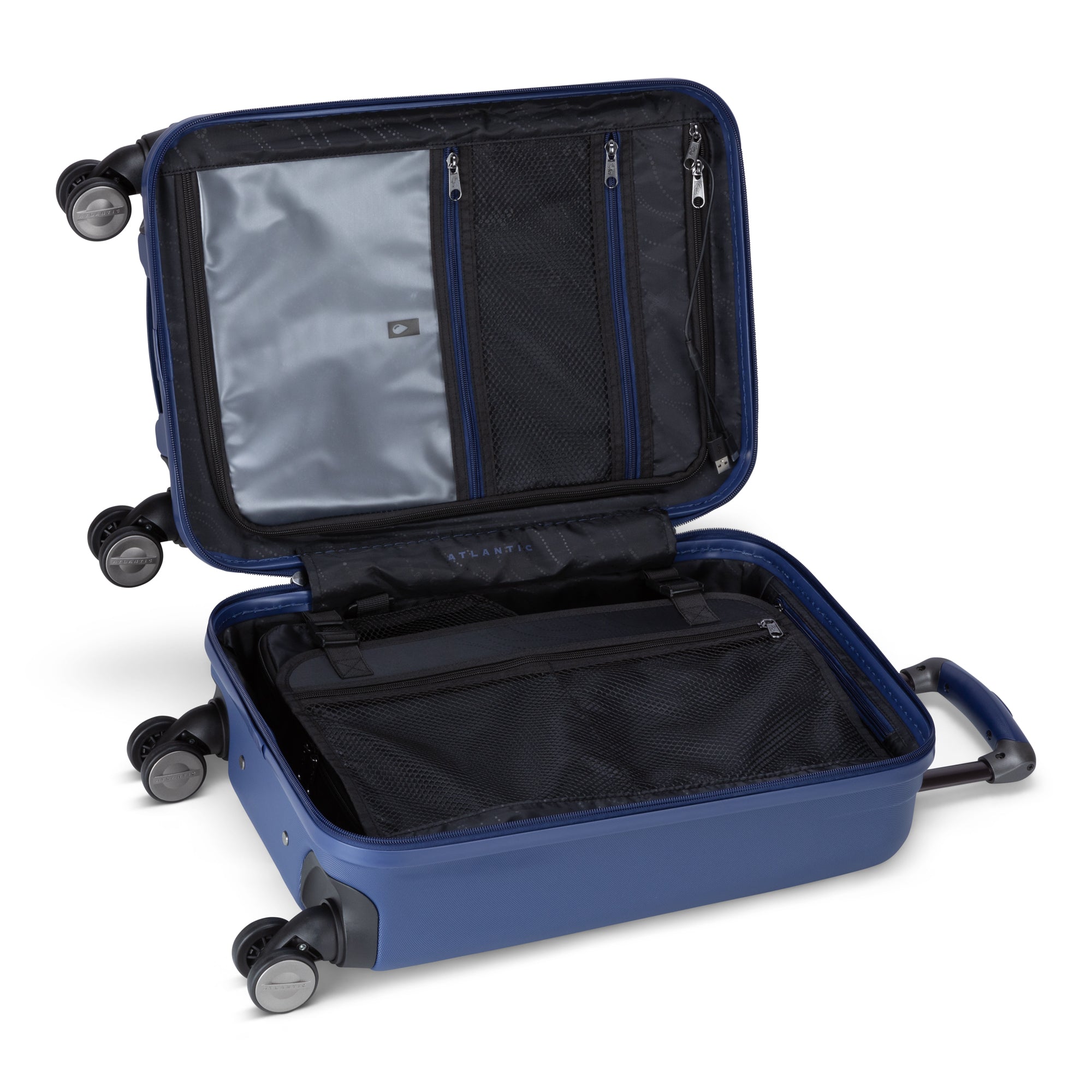 Atlantic Propeller Carry On Luggage - Lightweight Spinner Suitcase for Air Travel, Perfect for Business Trips & Weekend Getaways