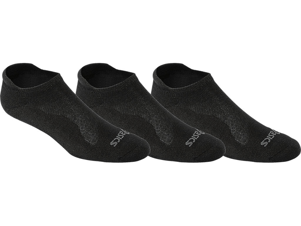 ASICS Cushion Low Cut Athletic Socks 3-Pack - Black | Breathable Running Socks for Men & Women | Perfect for Gym, Jogging & Daily Wear