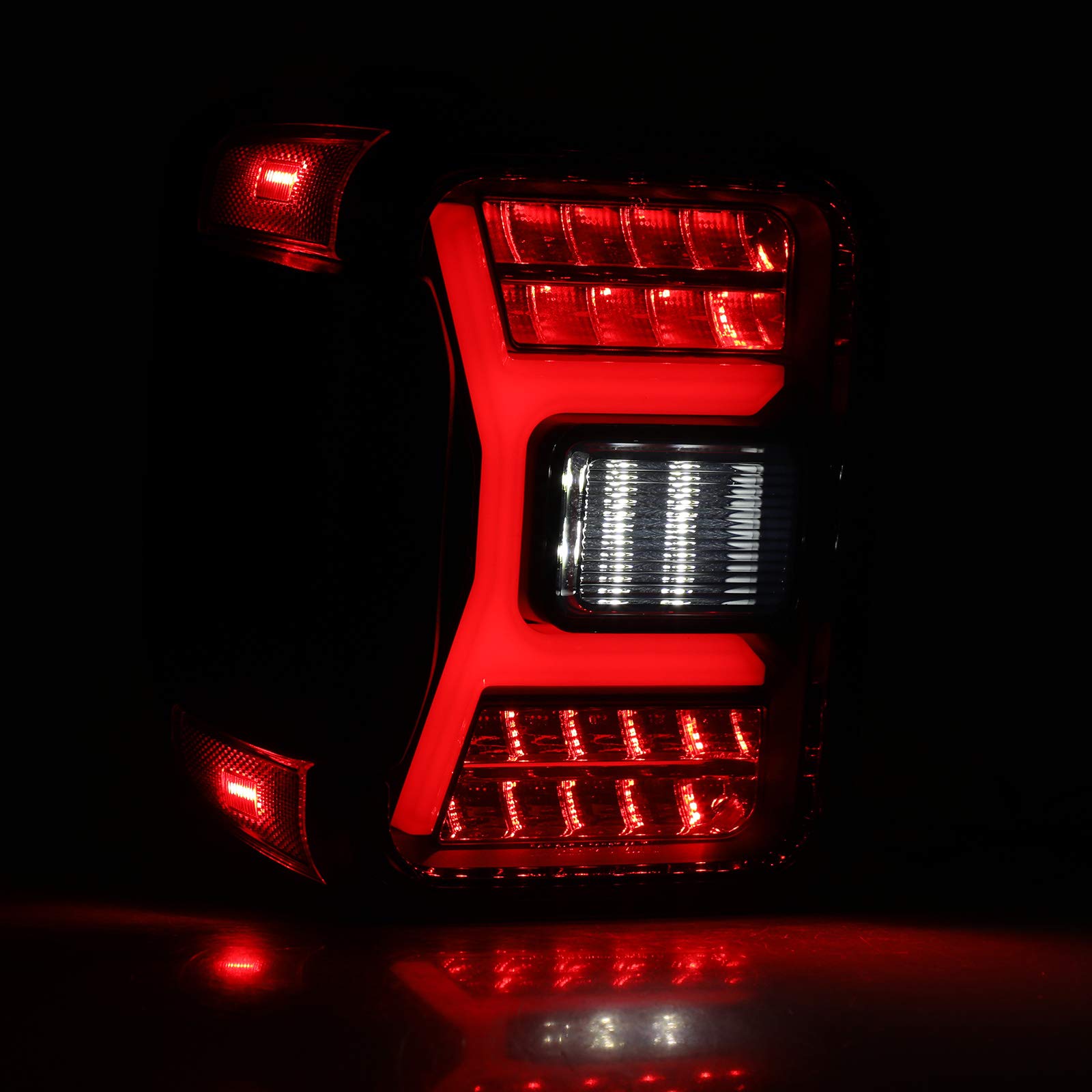 LED Tail Lights for Jeep Gladiator 2019-2025 - Sequential Turn Signal Smoke Lens Tail Lamp Assembly Replacement Accessories | Upgrade Your JT's Style & Safety for Night Driving & Off-Road Adventures
