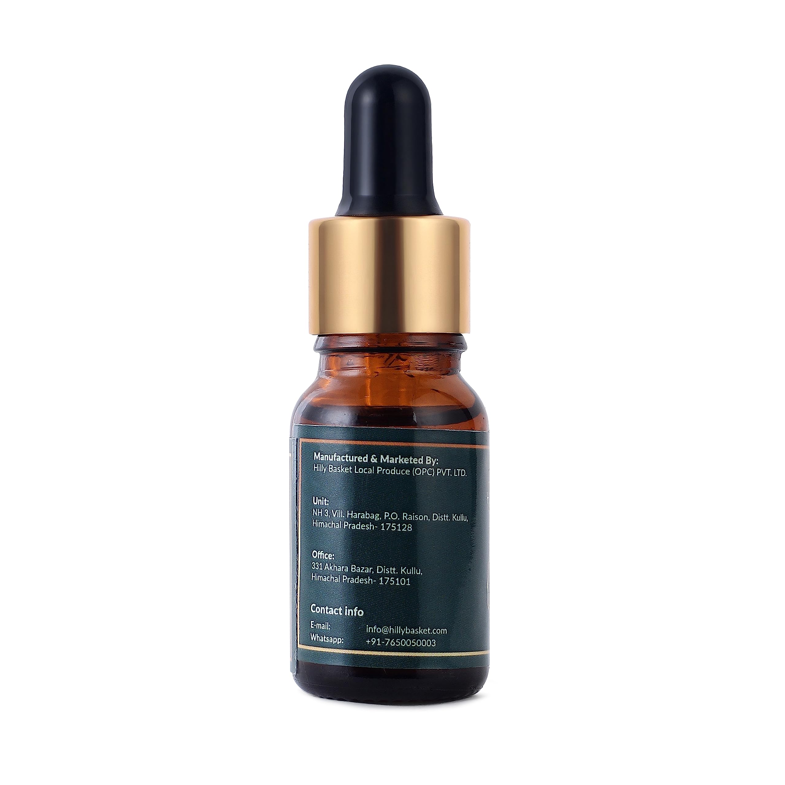 Pure Cold Pressed Walnut Oil 10ml - 100% Natural Unrefined Walnut Oil with Glass Dropper | For Cooking, Salad Dressing & Skin Care | Premium Herbal Walnut Extract for Healthy Lifestyle