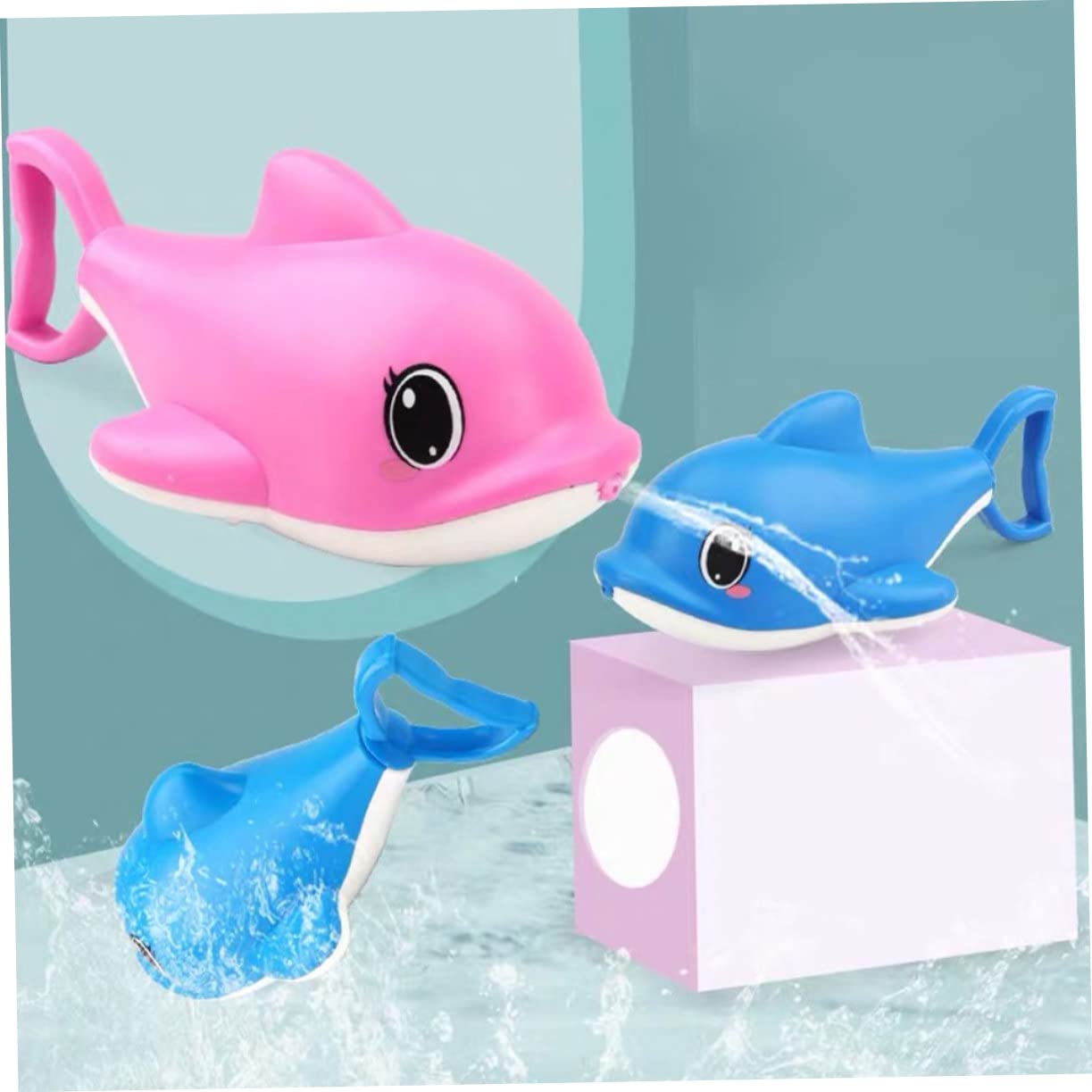**Toyvian 1pc Baby Bath Toys - Water Spray Bath Toy for Toddlers, Fun Blue Bath Time Play for Kids - Perfect for Sensory Play & Bathtub Fun**