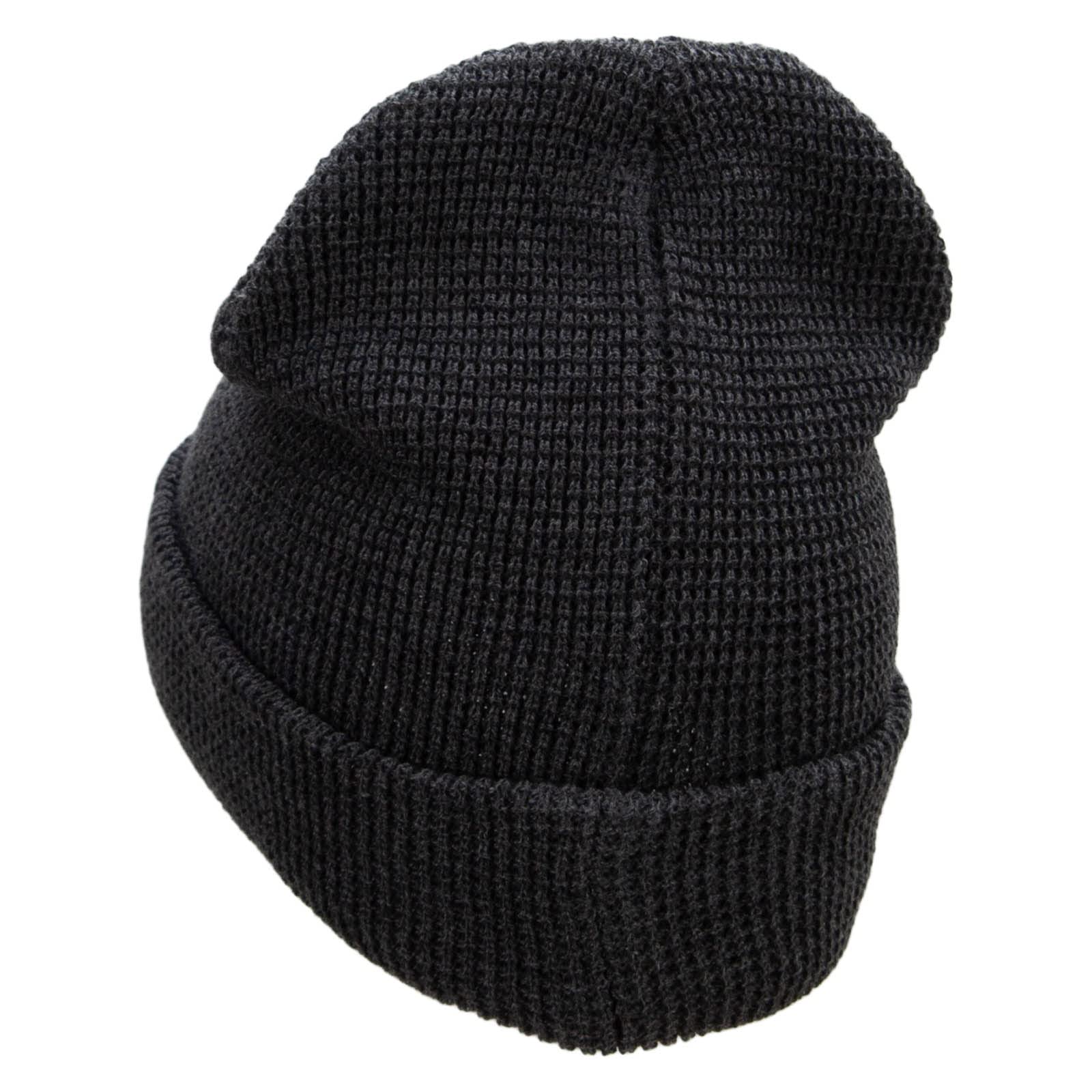 Cozy Waffle Knit Cuff Beanie Hat for Men & Women - Winter Warm Stretchy Slouchy Beanie - Perfect for Skiing, Snowboarding & Outdoor Activities
