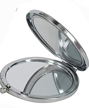 CLGIFT Set of 12 Elegant Compact Mirrors - Perfect for Wedding Favors, Bridal Showers, Baby Showers, Quinceañeras, Birthdays & Baptism Gifts | Great as Religious Keepsakes & Party Favors | Ideal for Makeup Touch-ups & Special Occasions