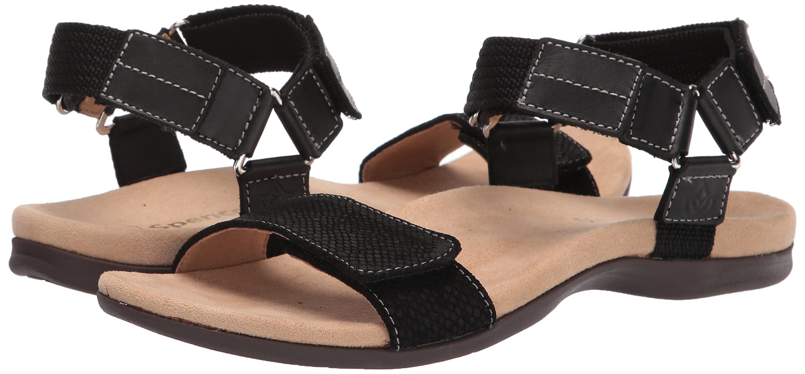 Spencos Women's Comfort Arch Support Sandals - Lightweight Walking Shoes for Plantar Fasciitis Relief, Beach & Casual Wear