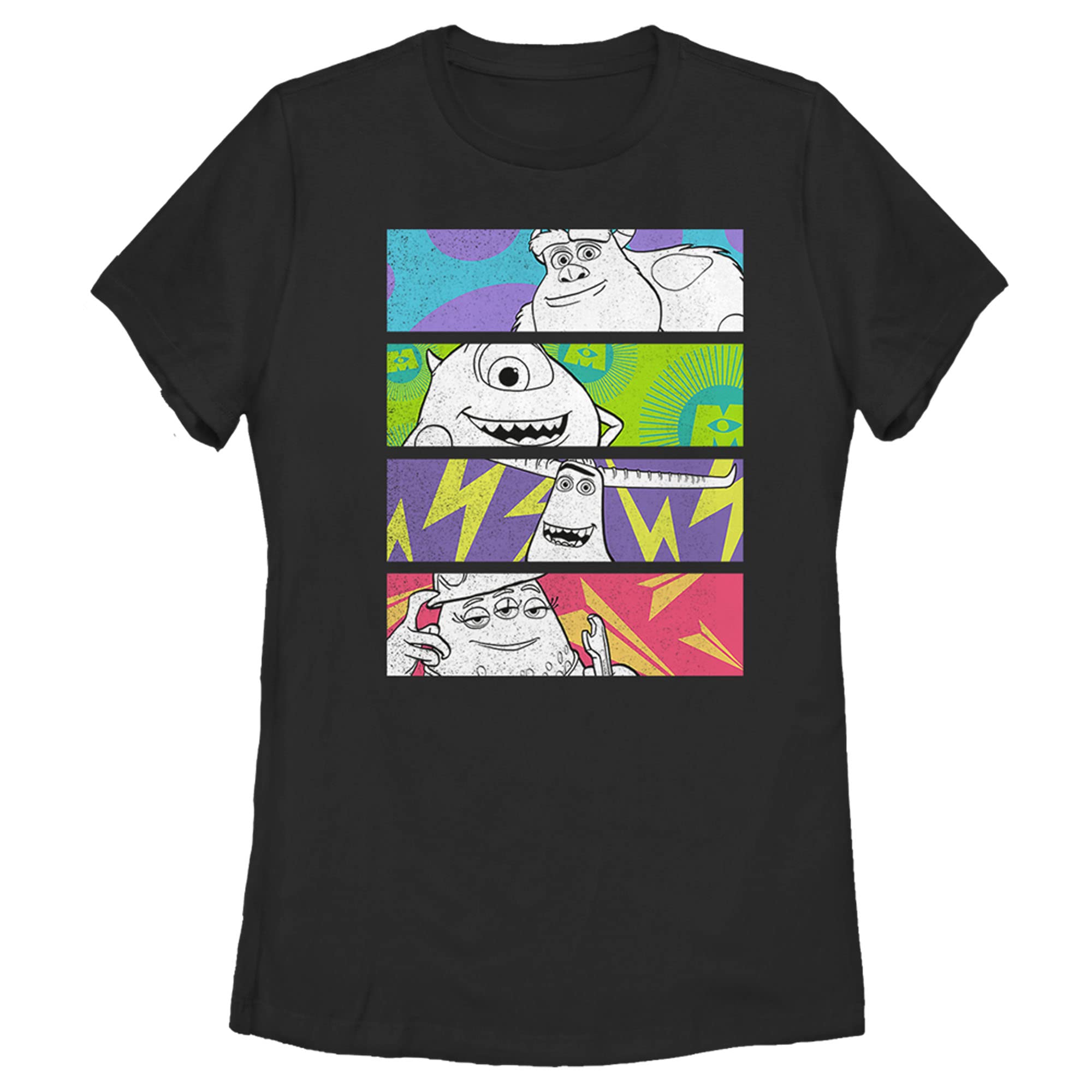 Women's Monsters at Work Monster Comics Graphic T-Shirt | Soft Cotton Tee for Casual Wear, Cosplay & Disney Fans