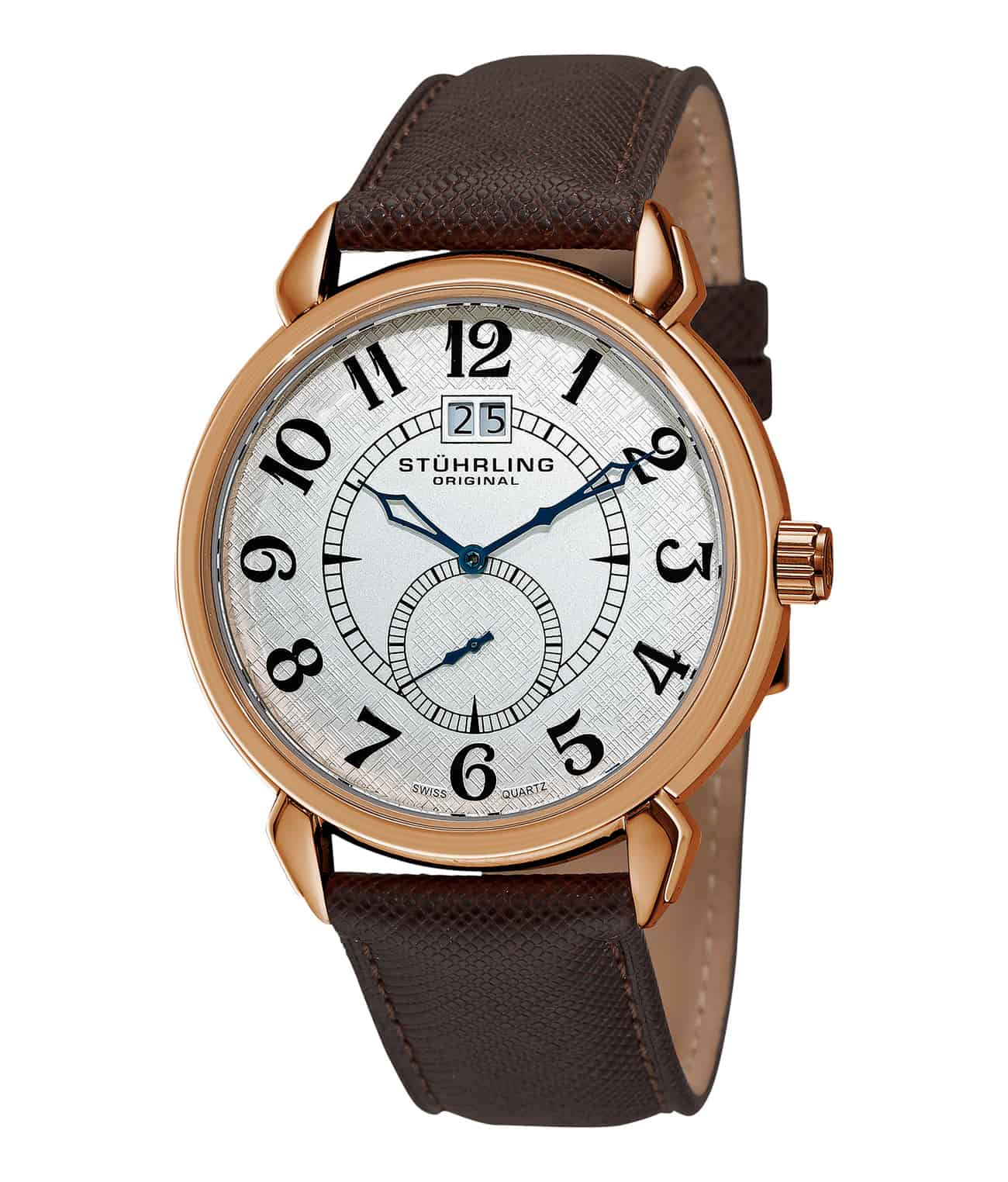 Eternity 50E Quartz Watch - 44mm Classic Men's Analog Wristwatch with Stainless Steel Band - Perfect for Business, Casual Wear & Everyday Use