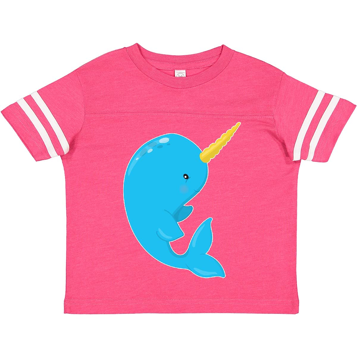 Inktastic Narwhal Cute Toddler T-Shirt - Soft Cotton Short Sleeve Tee for Boys & Girls - Perfect for Playdates, Daycare & Family Outings