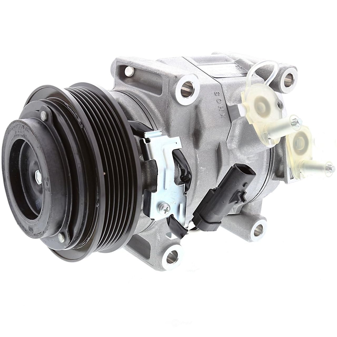 Denso 471-0837 New AC Compressor with Clutch - 1 Pack | High-Performance Auto Air Conditioning Replacement Part for Smooth Cooling in Cars & Trucks