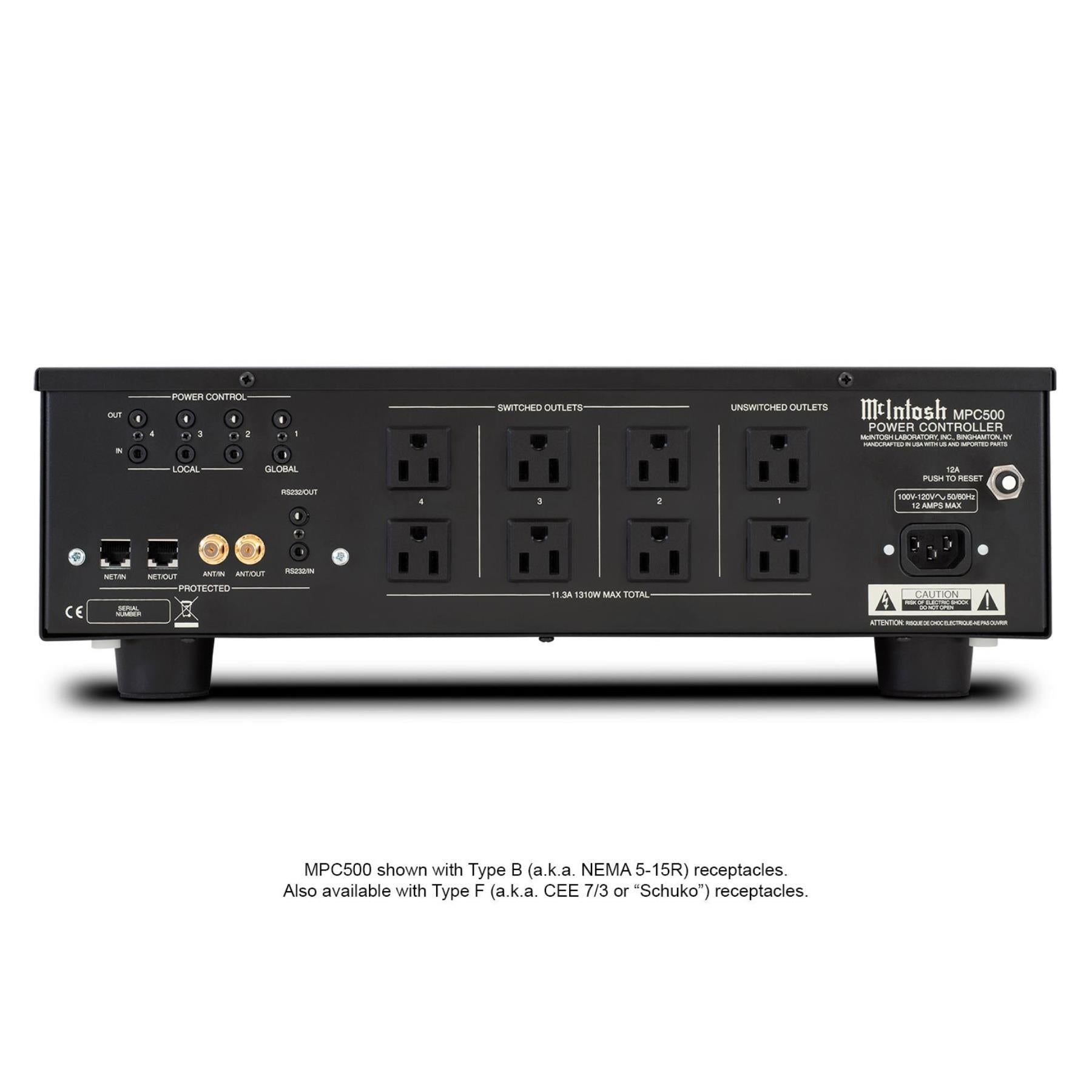 McIntosh MPC500 Premium Power Controller for Home Audio Systems - Perfect for High-End Stereo & Home Theater Setups