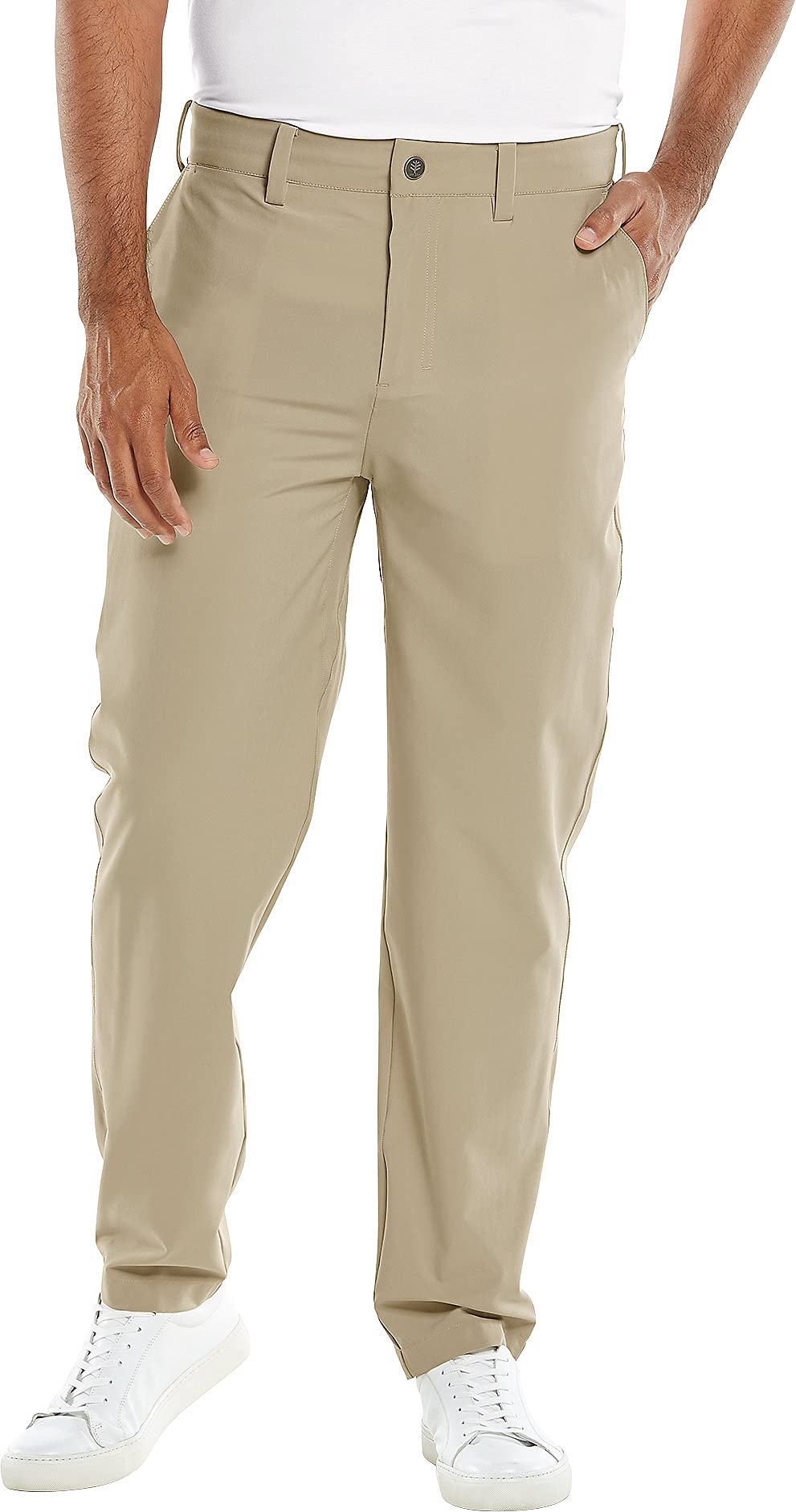 Coolibar UPF 50+ Men's Avalos Travel Pants - Sun Protective Lightweight Quick-Dry Hiking Pants for Outdoor Adventures & Summer Travel
