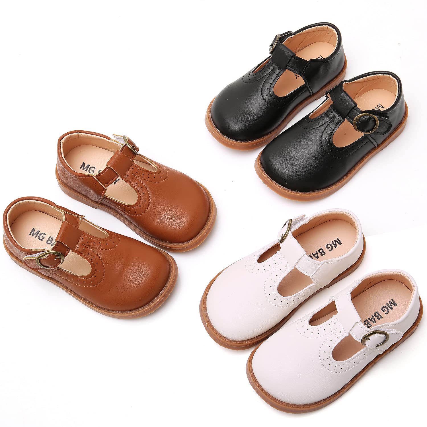 RVROVIC Little Girls Mary Jane Flats - Ballet Princess Toddler Dress Shoes for School, Birthday Party & Special Occasions | Comfortable & Stylish Toddler Shoes for Everyday Wear