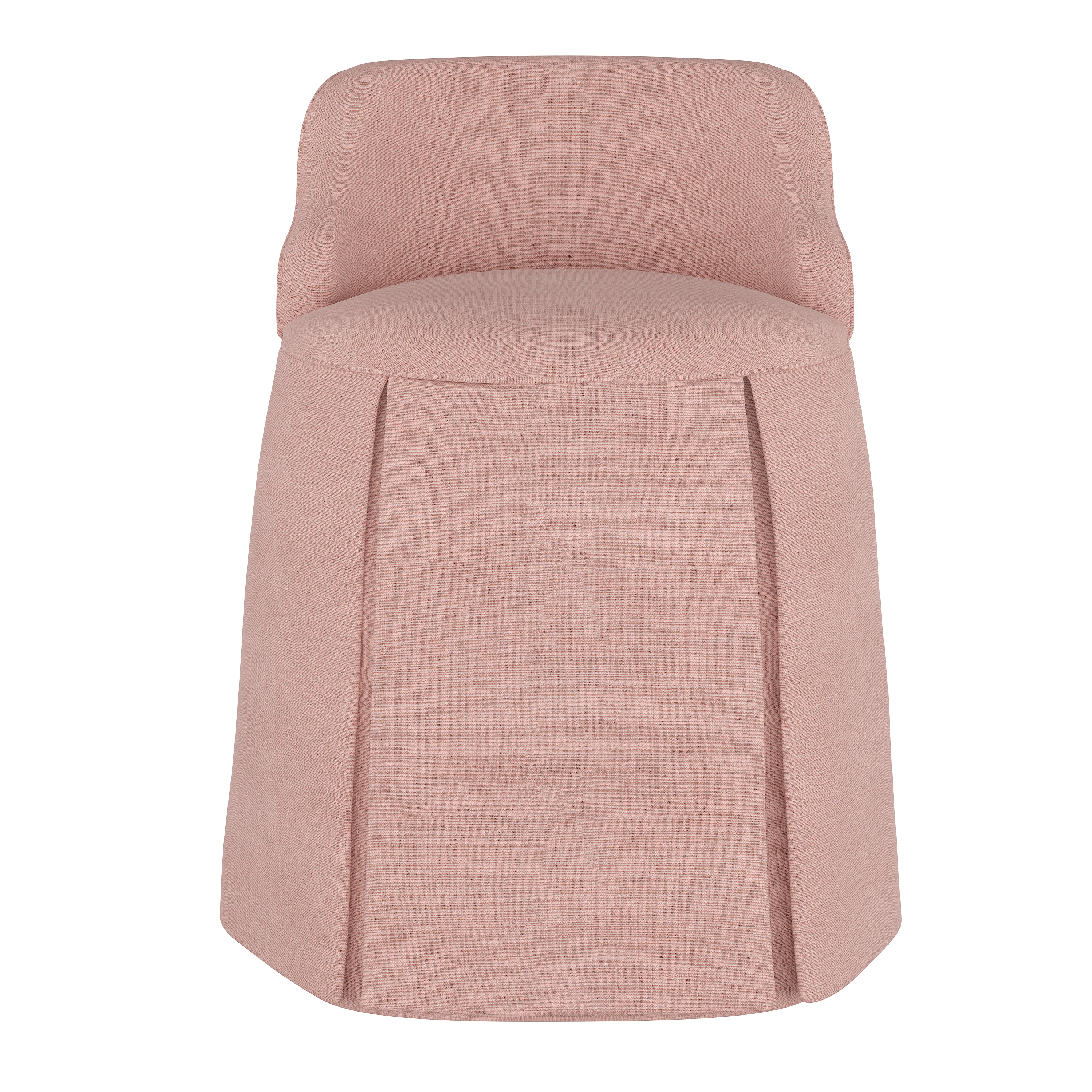 Pipi Vanity Chair - Elegant Makeup Dressing Stool with Upholstered Seat & Gold Metal Legs, Perfect for Bedroom, Boudoir, Vanity Table & Beauty Salon