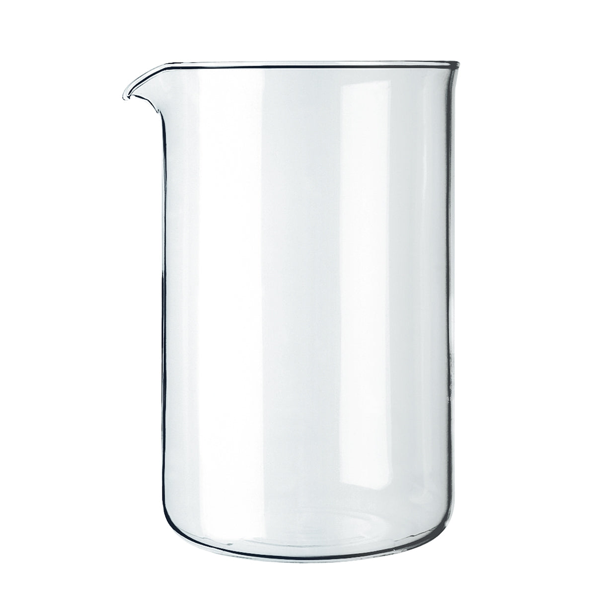 Bodum Replacement Glass Beaker #1508 - 10 oz & 8 Cup Capacity - Perfect for French Press Coffee & Tea Brewing at Home or Office