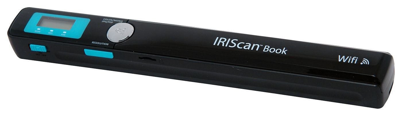 IRIScan Book 3 Executive Wireless Portable Scanner - 900 dpi High-Resolution Color Scanning with WiFi Connectivity - Perfect for Office Documents, Books & Receipts Digitization
