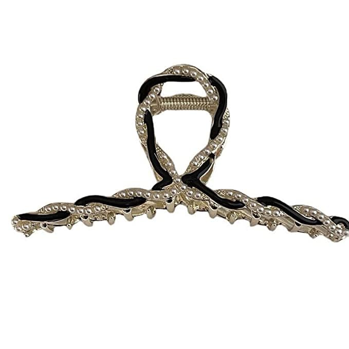 Ash & Roh Rhinestone Tassel Hair Clips for Women - Non-Slip Butterfly Hair Accessories for Styling, Cute Hair Clamps - Perfect Gift for Weddings, Parties & Everyday Wear