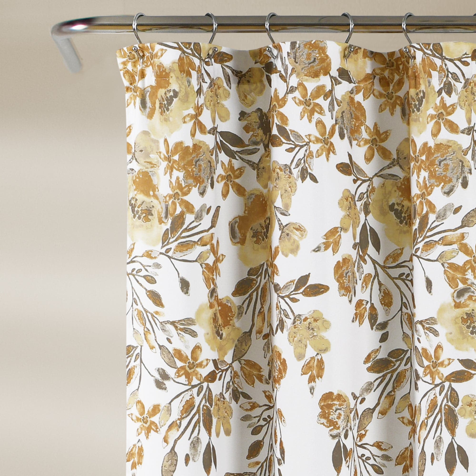 Stylish Tanisha Shower Curtain - Waterproof Bathroom Decor with Hooks - Perfect for Modern Homes & Spa-Like Bathrooms