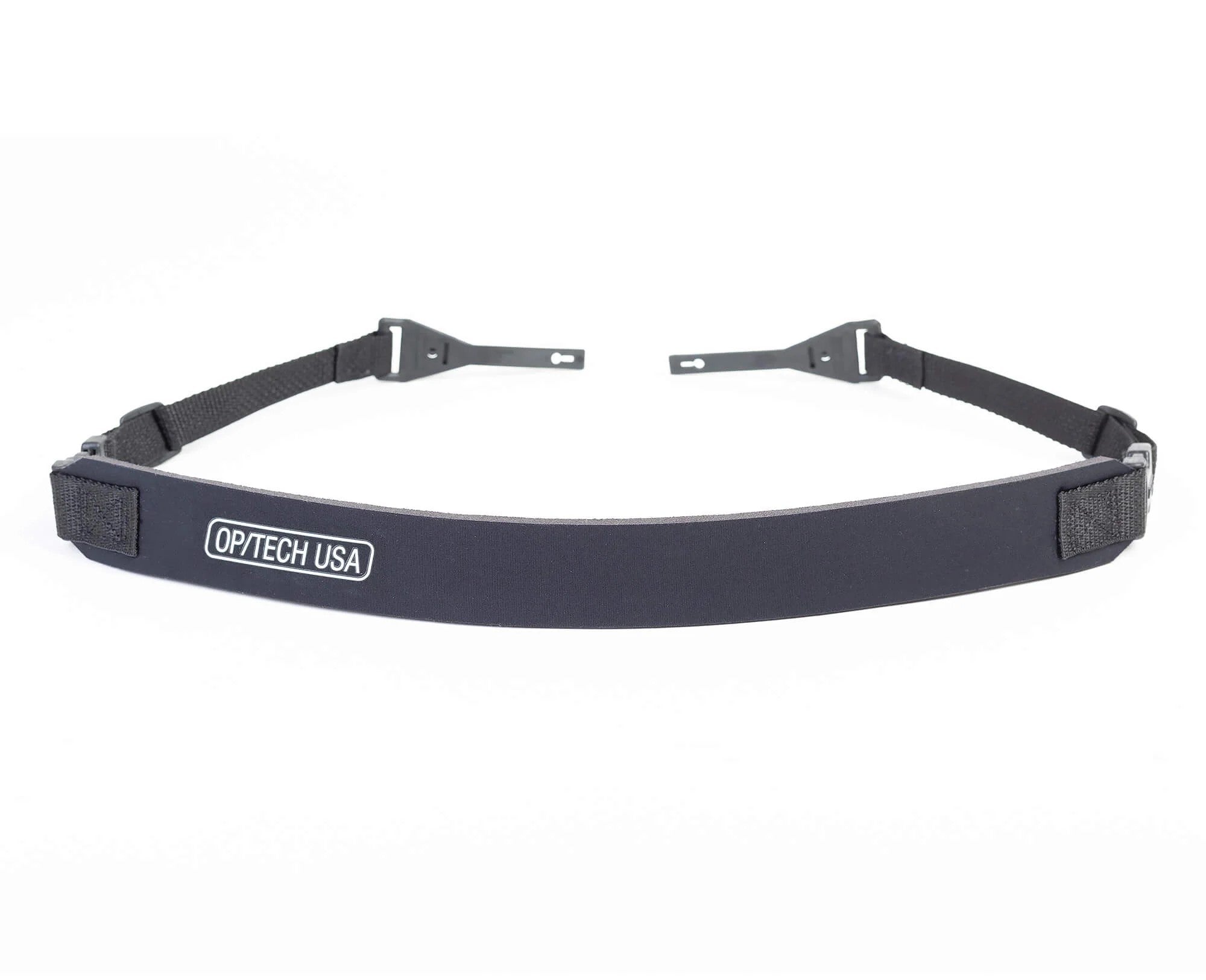 OP/TECH USA Fashion Strap 2.0 - 3/8 Inch Plastic Camera Neck Strap (Black) - Comfortable & Durable for DSLR, Mirrorless Cameras & Binoculars