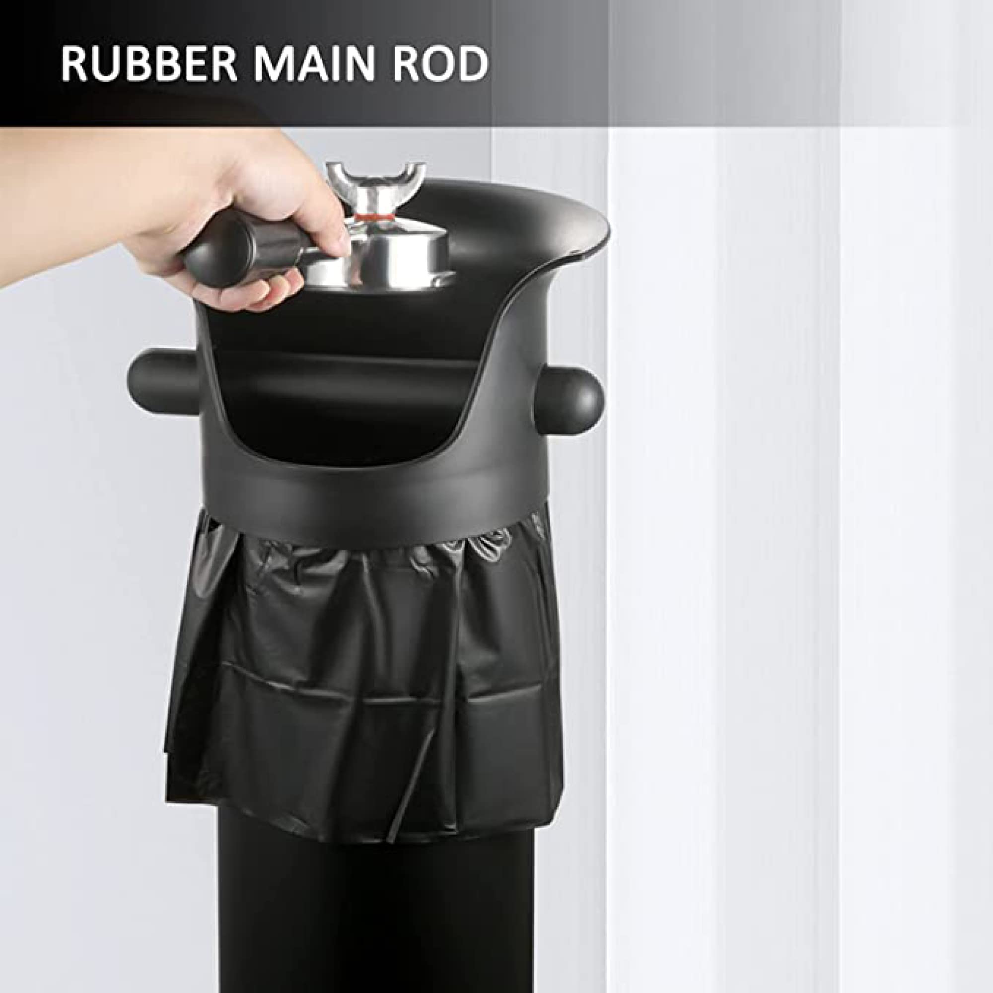Premium Commercial Floor Standing Knock Box for Espresso Grounds & Coffee Residue - Heavy Duty Dump Bin for Coffee Shops, Bars & Home Kitchens - Perfect for Espresso Machine Cleaning & Barista Workstations