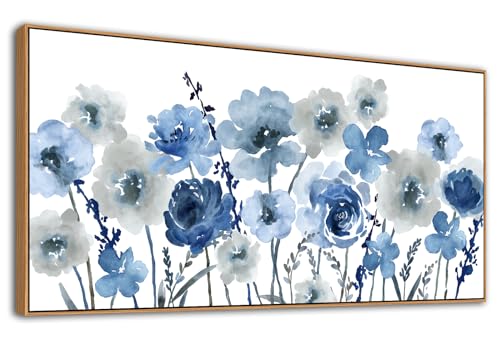 Indigo Grey Flower