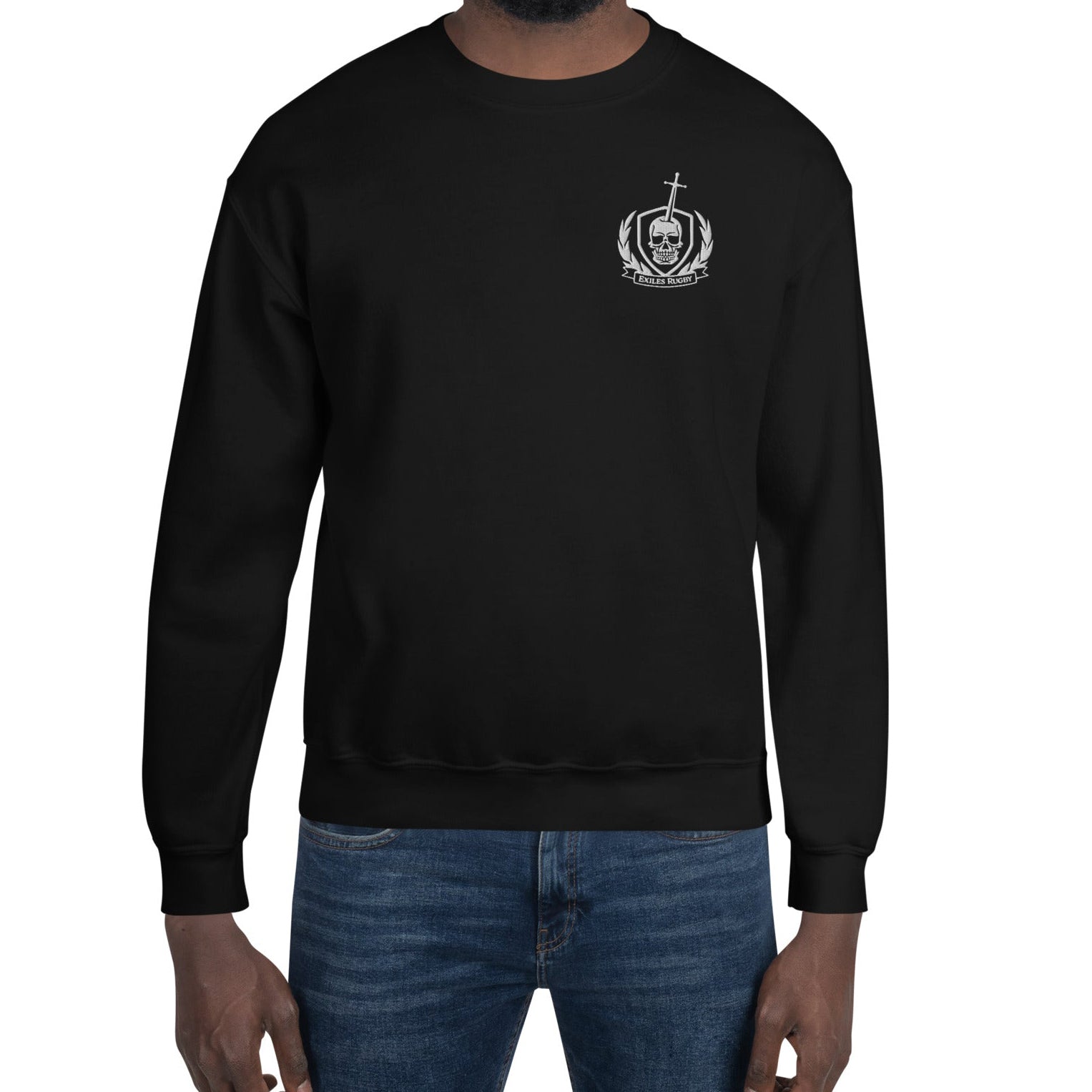 Exiles RFC Unisex Crewneck Sweatshirt - Comfortable Cotton Pullover for Men & Women - Perfect for Casual Wear, Sports & Team Events