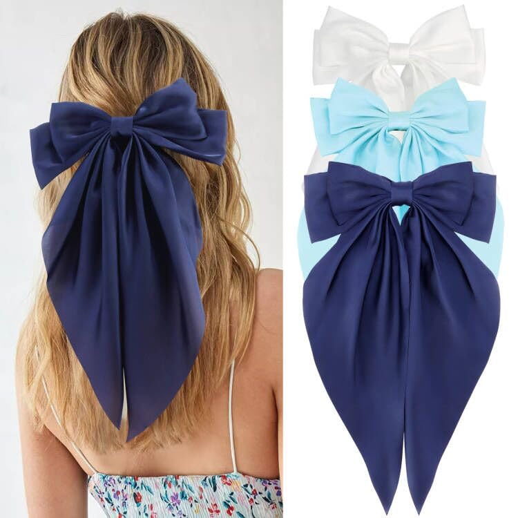 Pure white, sky blue, navy blue