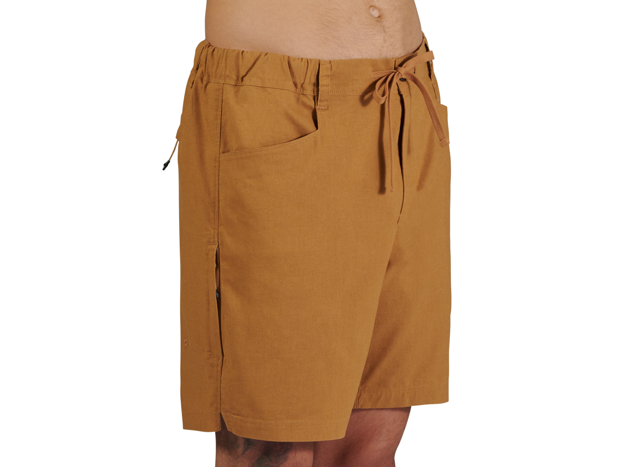 Kinisi Men's Hemp Shorts - Breathable & Eco-Friendly Casual Wear for Summer Outdoor Activities