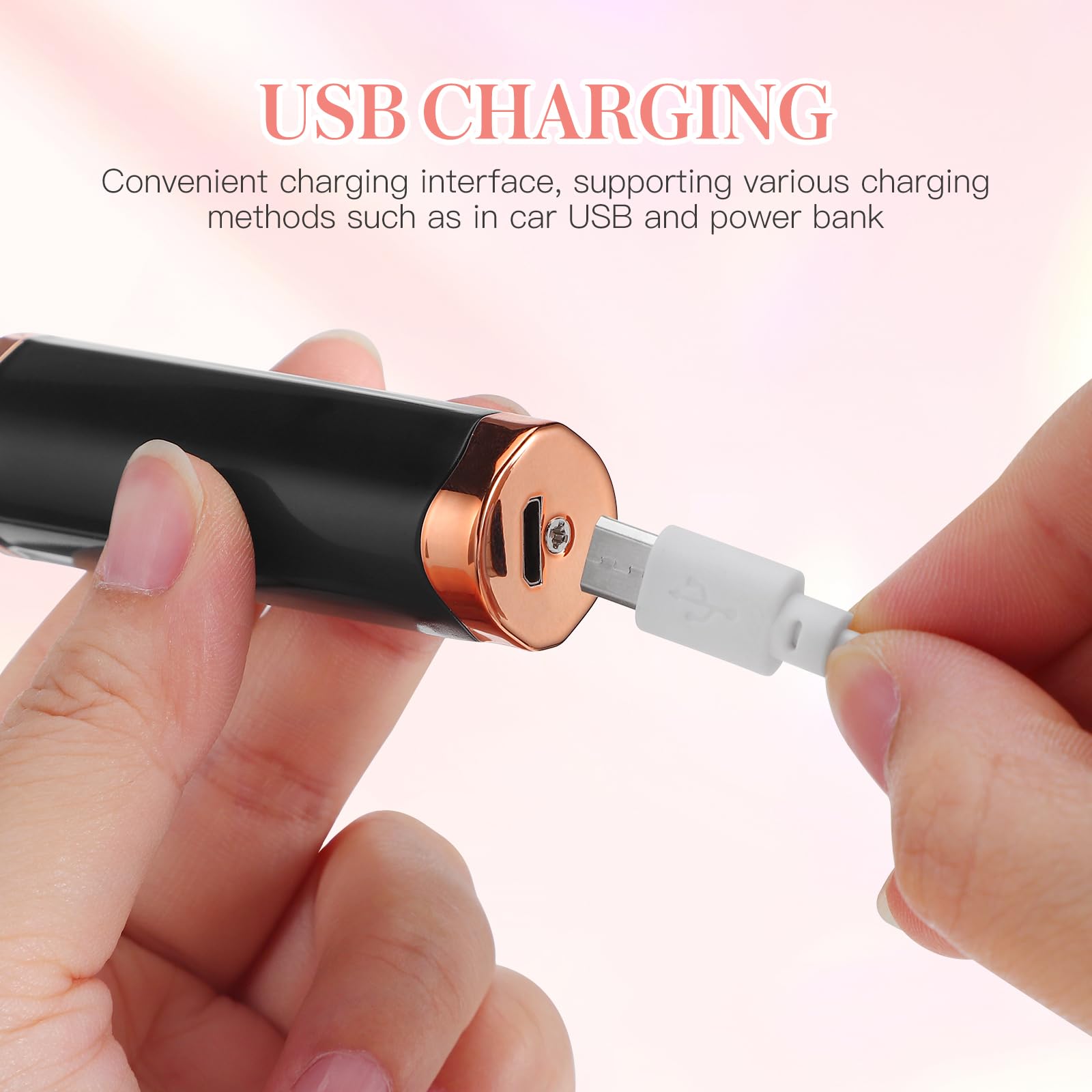USB Heated Eyelash Curler - Mipcase Electric Lash Curler with Adjustable Temperature for Women | Perfect for Home, Travel & Professional Makeup Application