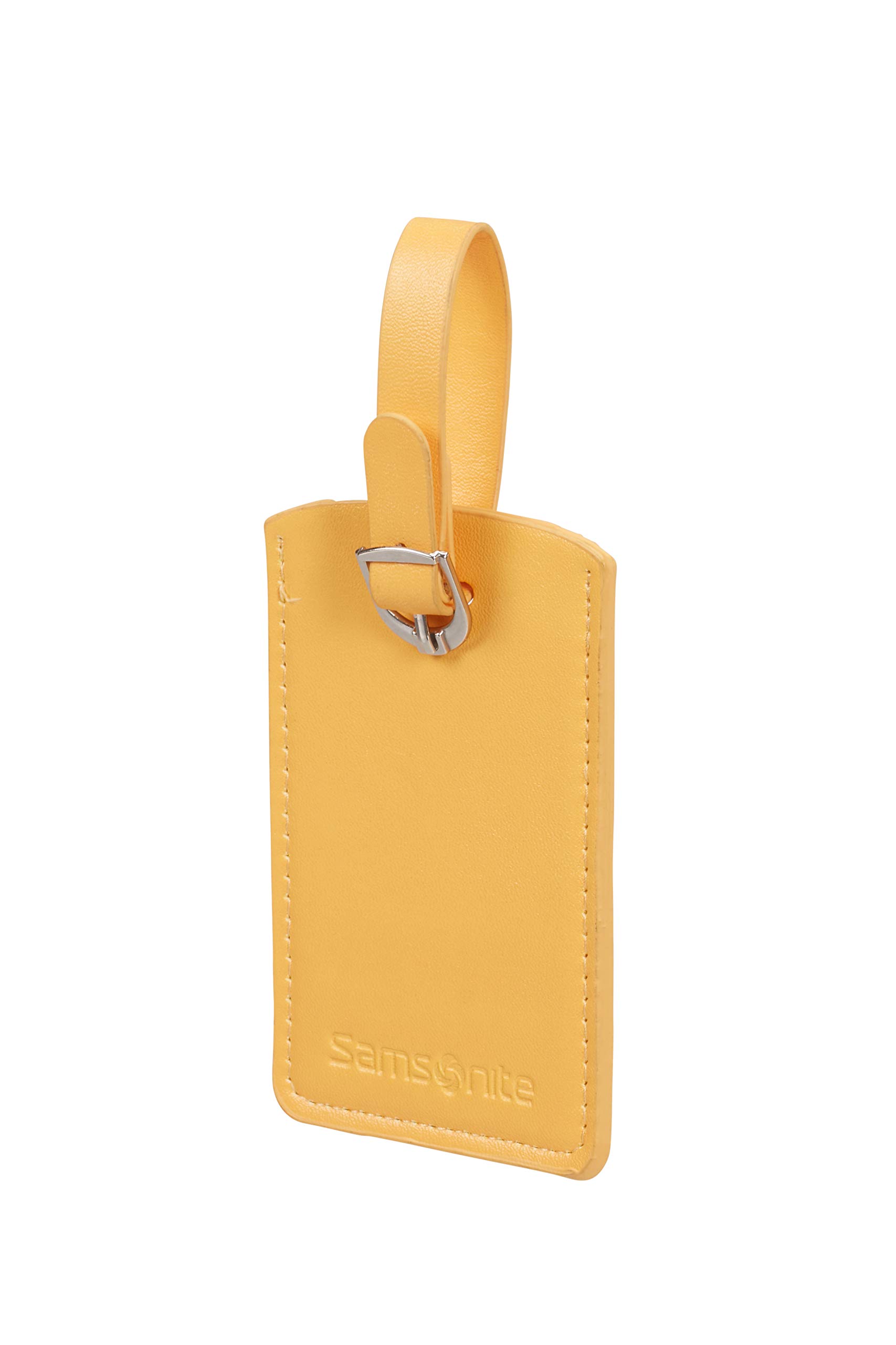 Samsonite Yellow Sunflower Luggage Tag - 10cm Travel ID Tag for Suitcases, Bags & Backpacks | Durable & Stylish for Airports & Travel