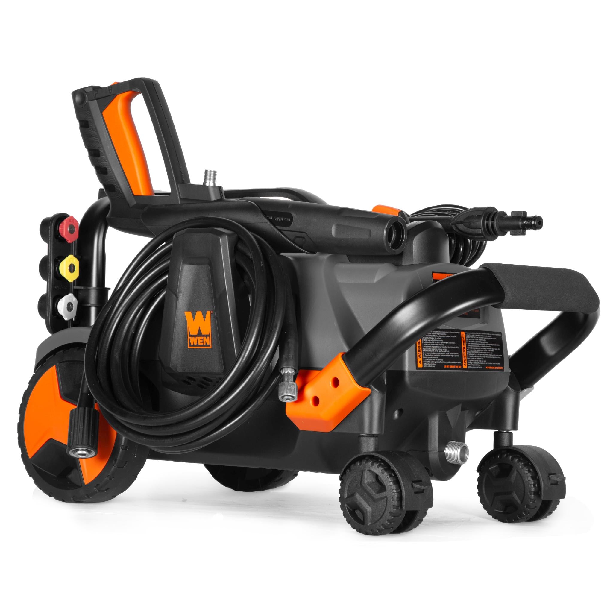 WEN PW2200 2200 PSI Electric Pressure Washer, 1.65 GPM with Onboard Detergent Tank - Powerful Cleaning for Driveways, Decks, and Outdoor Surfaces