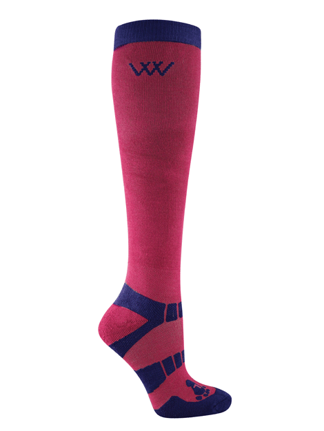 Woof Wear Long Winter Riding Socks for Equestrians - Warm Fleece-Lined Horse Riding Socks for Women & Men - Perfect for Cold Weather Riding, Horse Shows, and Stable Work