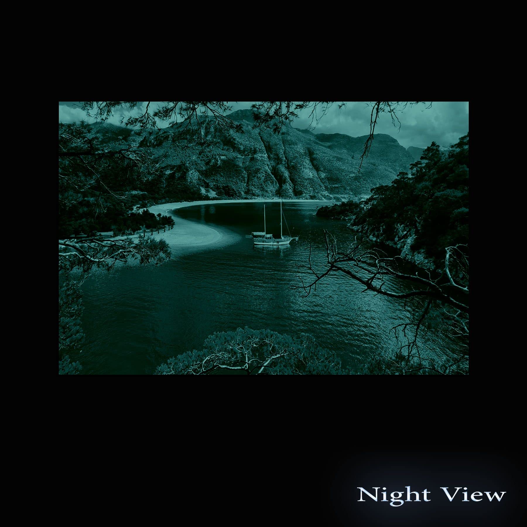 Startonight Acrylic Glass Wall Art - Clear Lake View Landscape Painting - 24