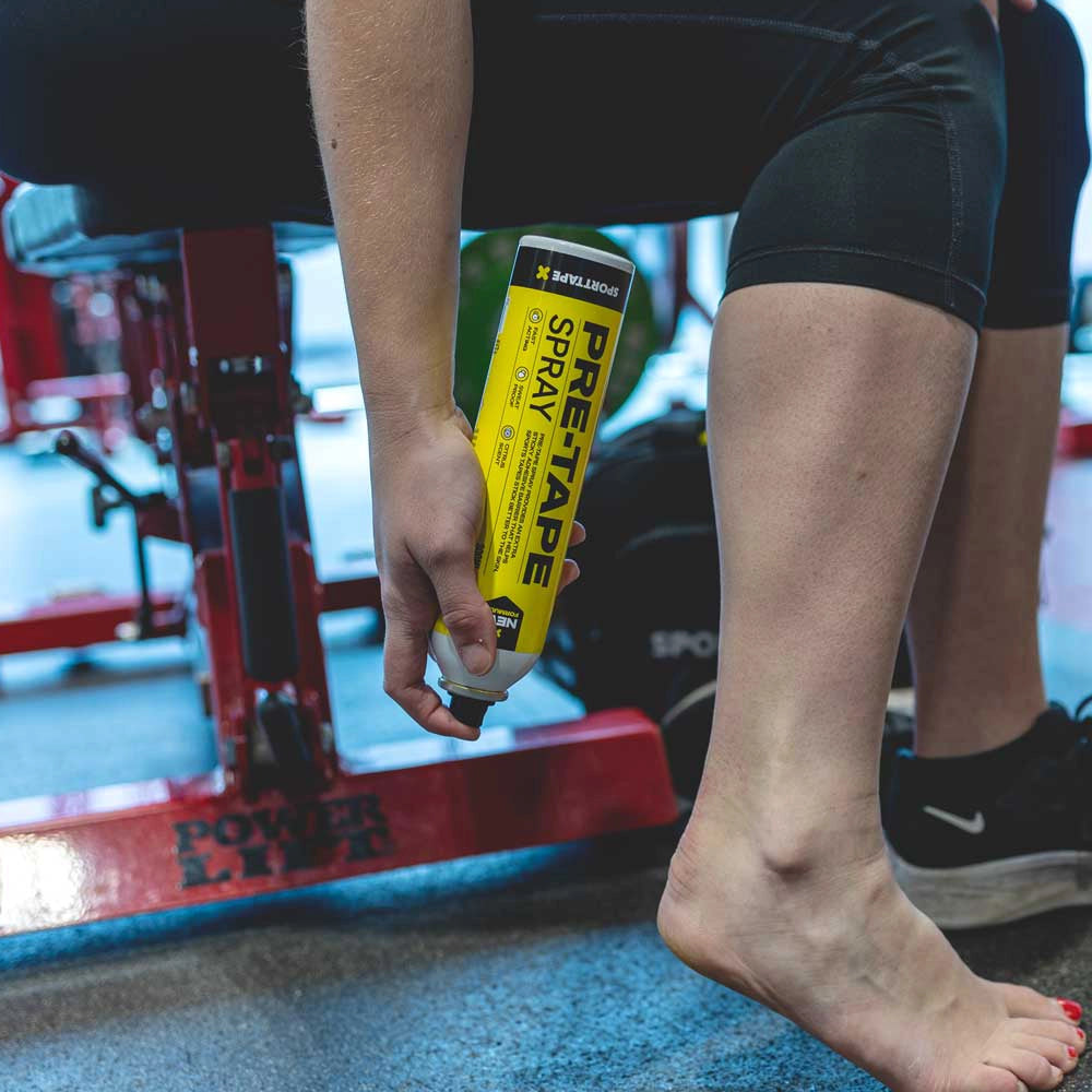 SportTape Pre-Tape Spray for Athletes - Adhesive Spray for Sports Taping & Injury Prevention - Ideal for Basketball, Football & Volleyball Players